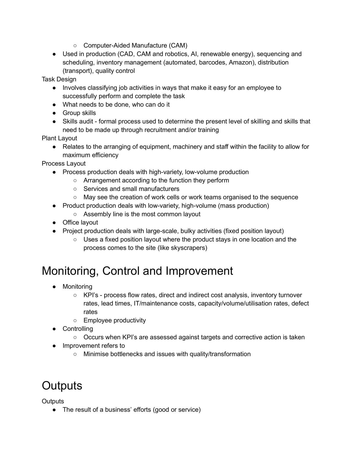 Study Notes Operations - Page 11