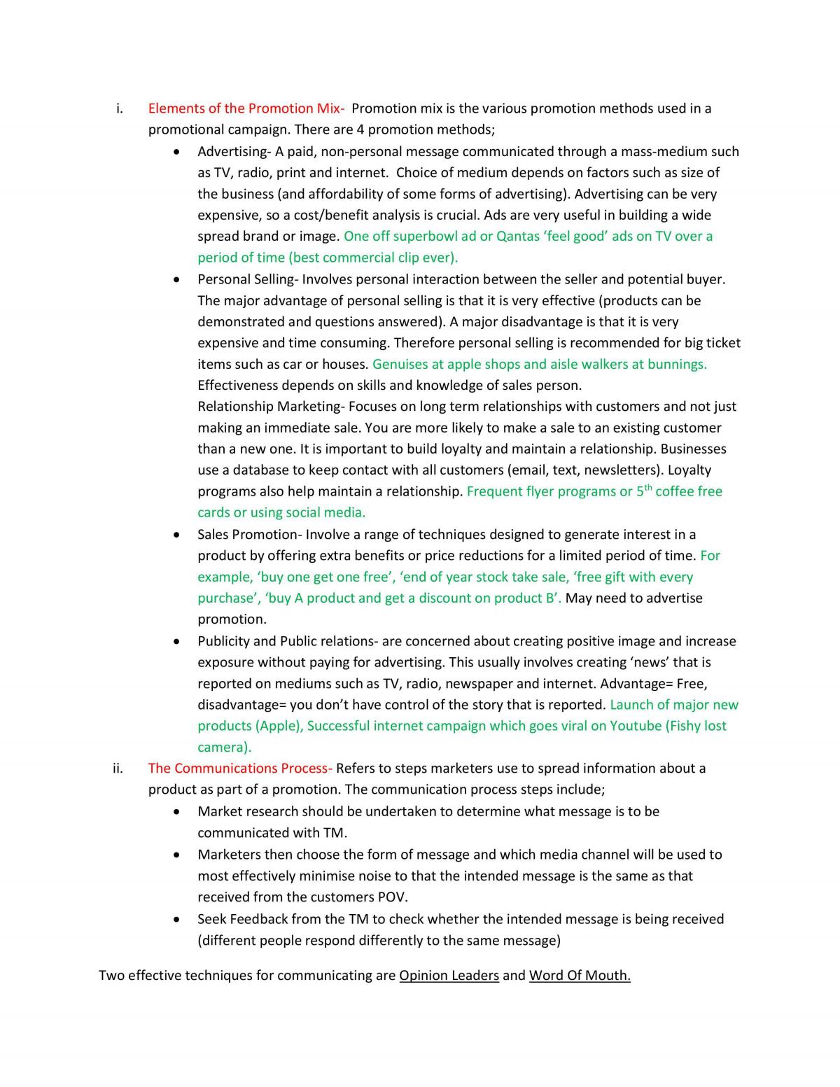 Business Studies Notes - Page 20