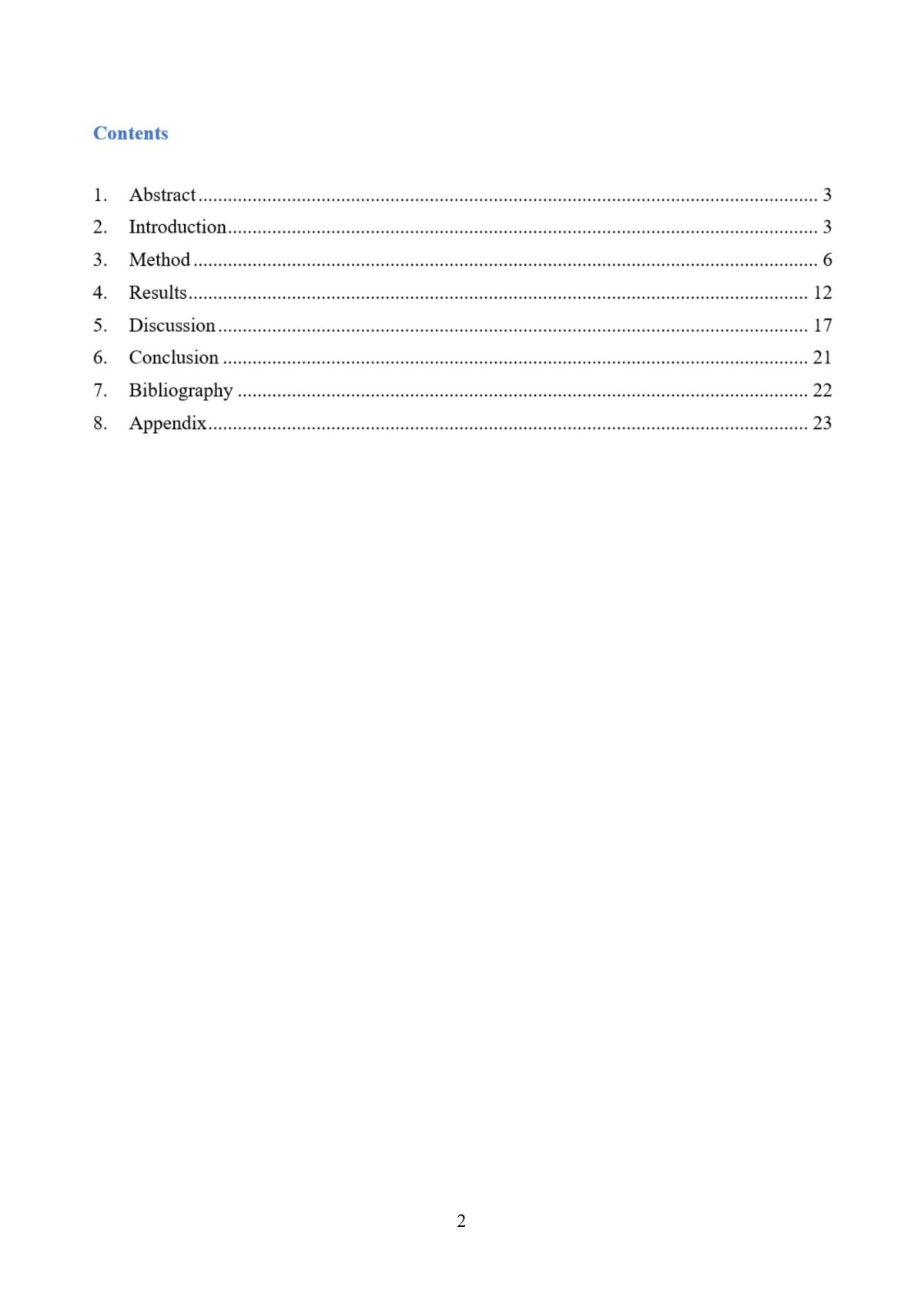 Depth Study Report - Page 2
