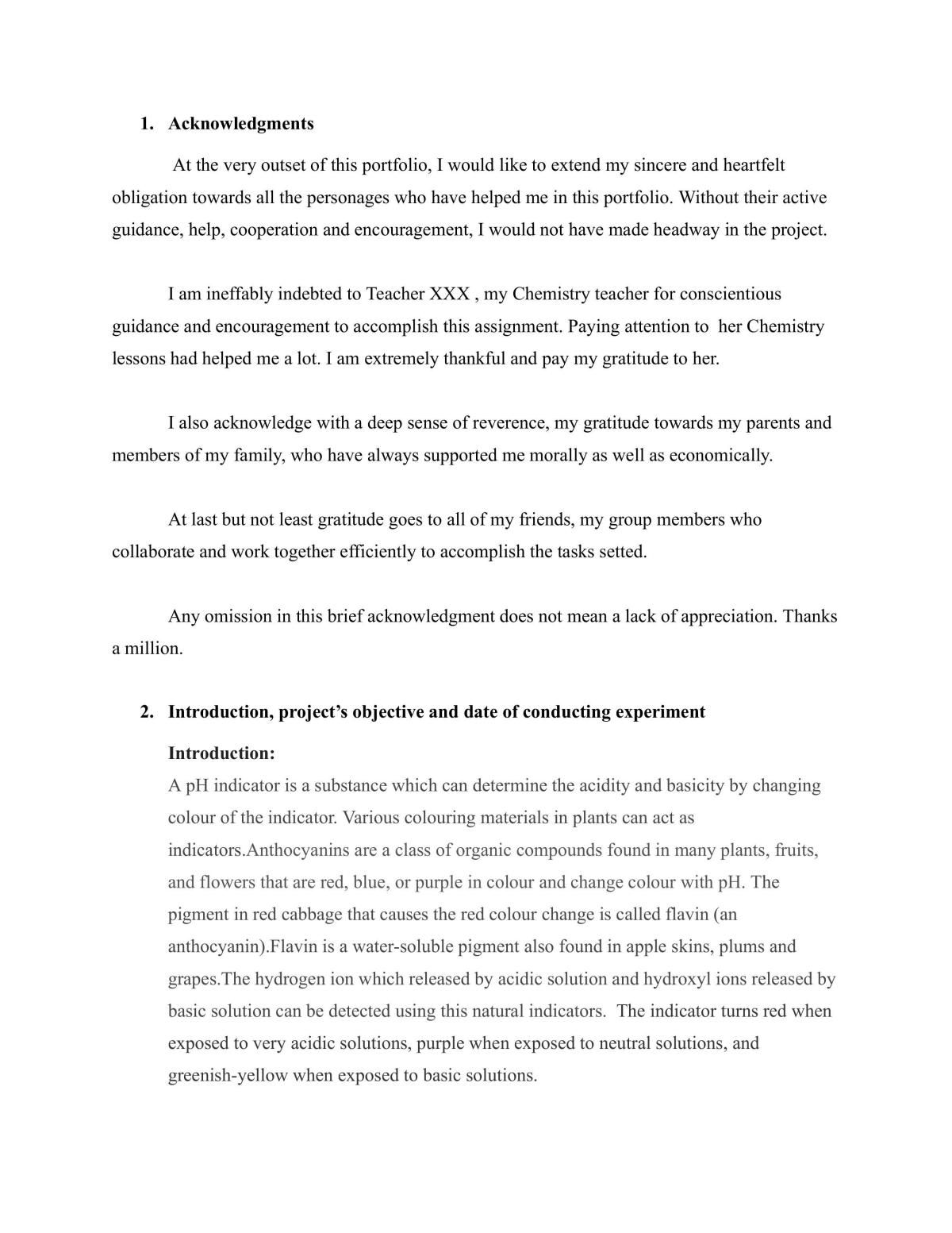 Chemistry Folio on Indicator - Page 2
