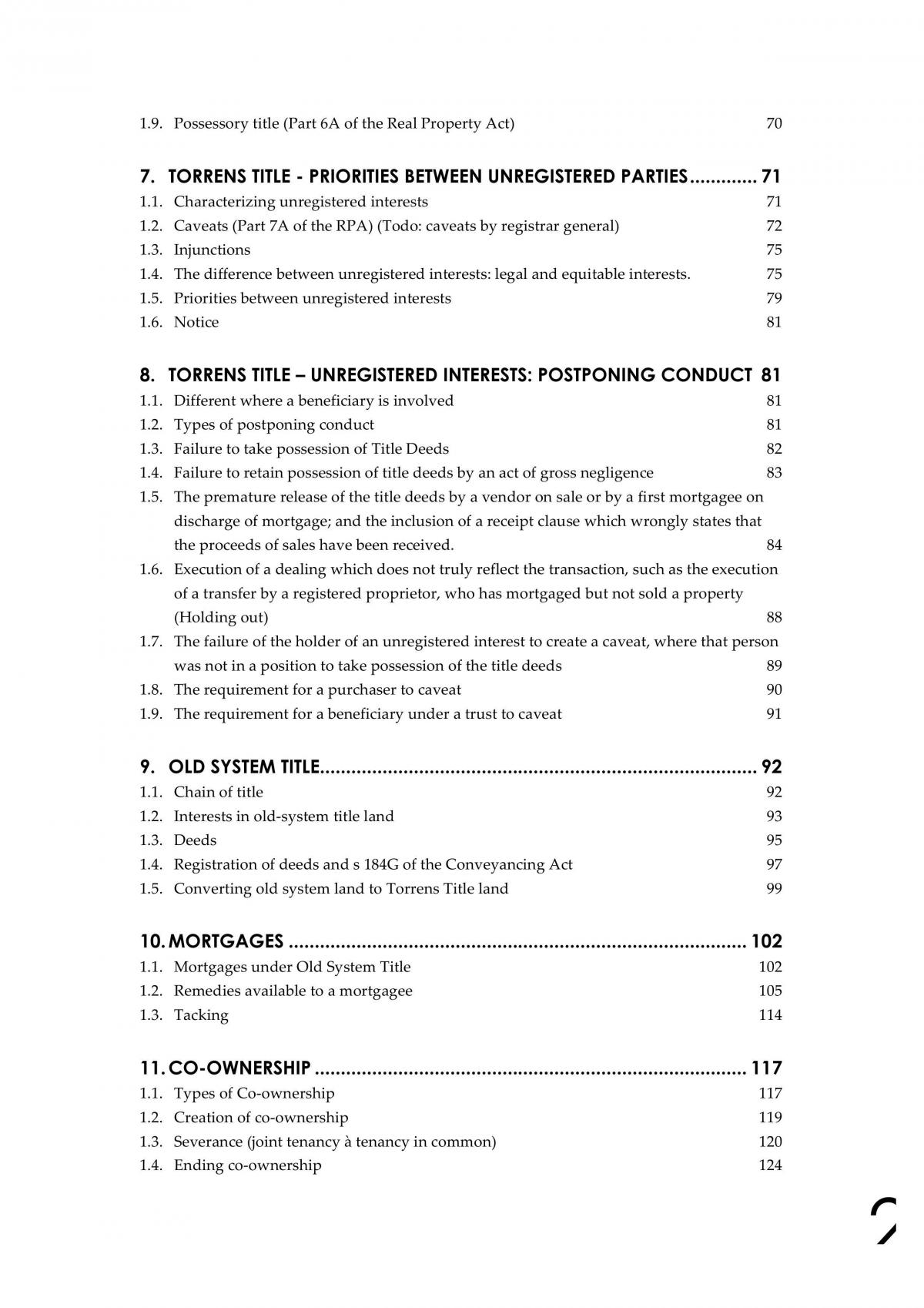 Property Notes  - Page 2