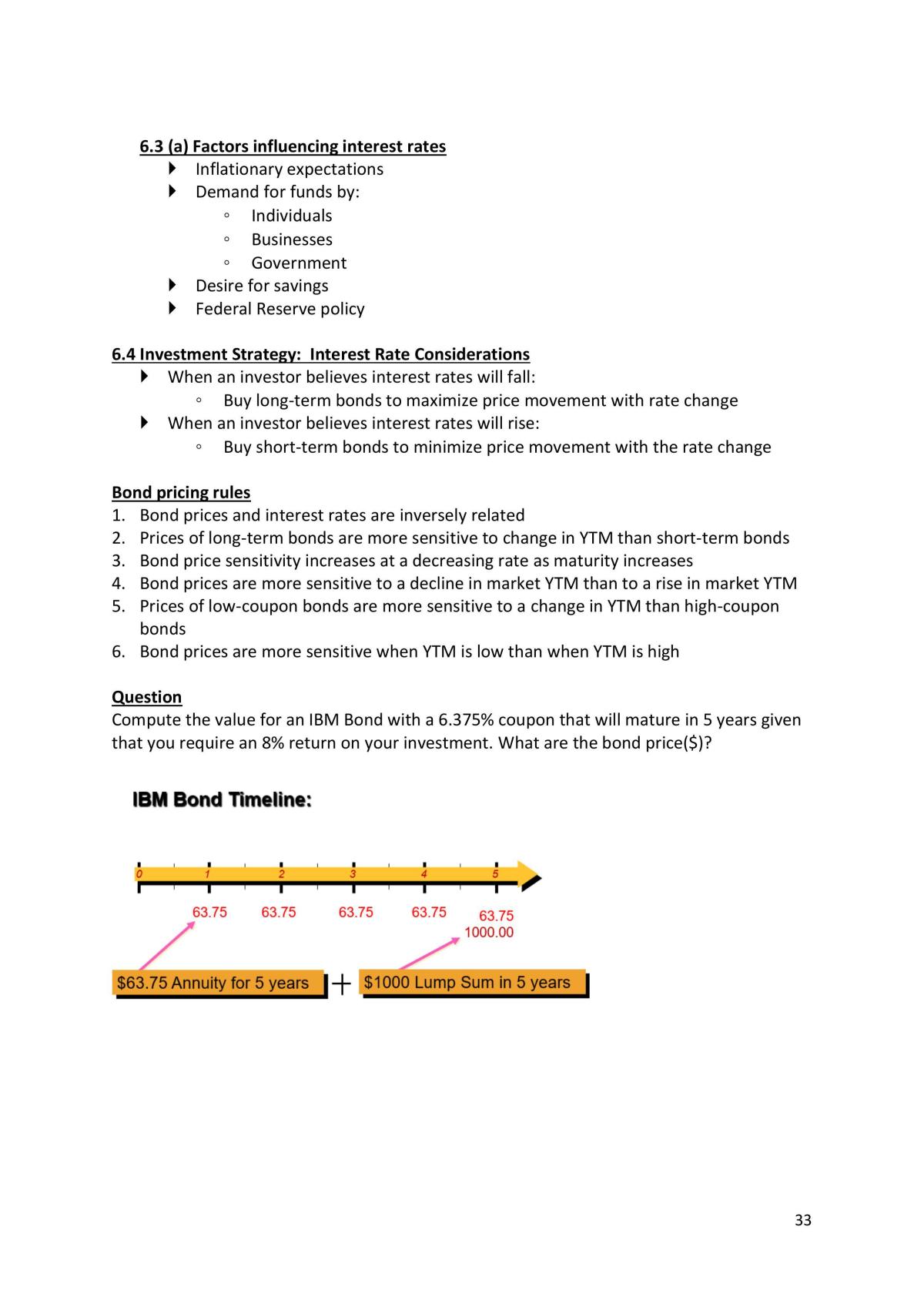 Corporate Finance Self Made Study Notes - Page 35
