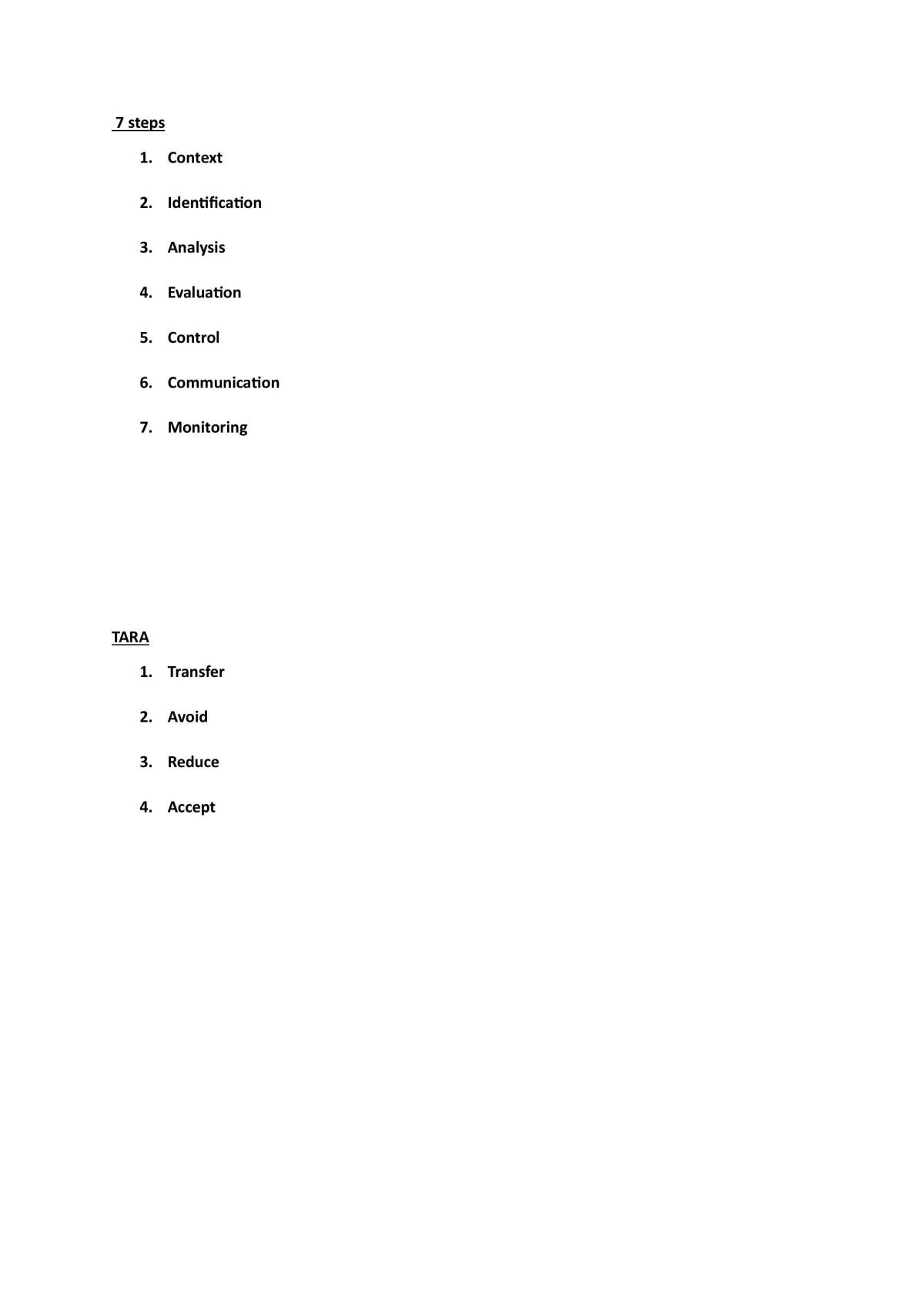 Risk Management Final Exam Notes  - Page 2