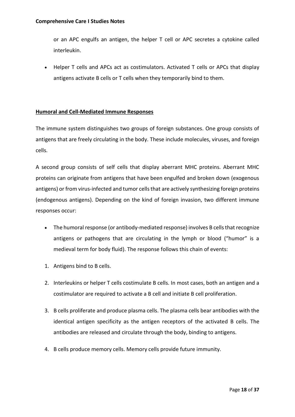 Comprehensive Care I - Page 18