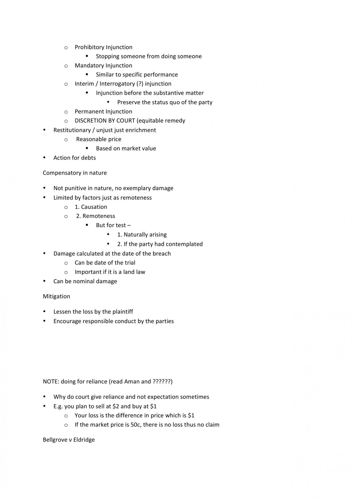Contracts Class Notes - Page 10