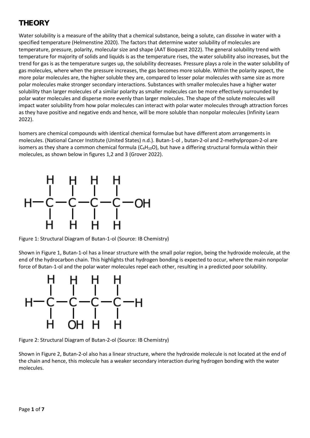 Butanol Prac Report - Page 2