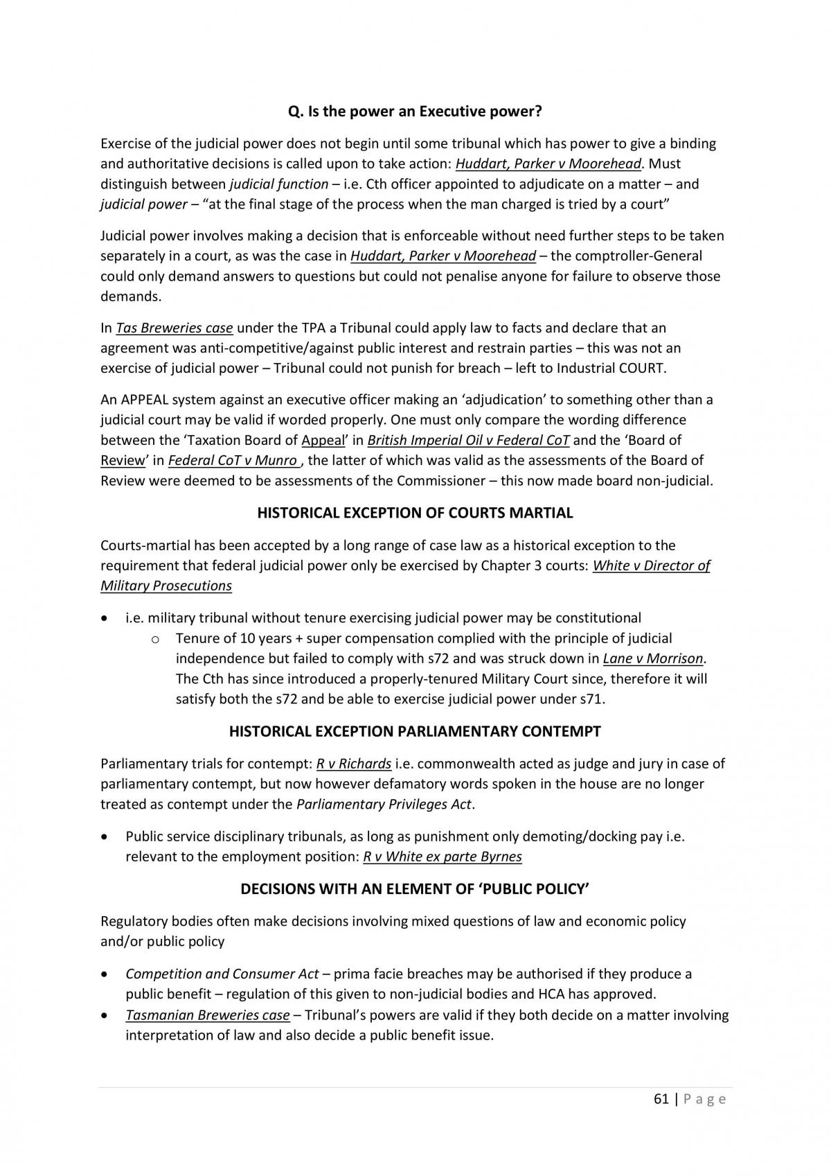 Full Study Notes for Constitutional Law  - Page 61