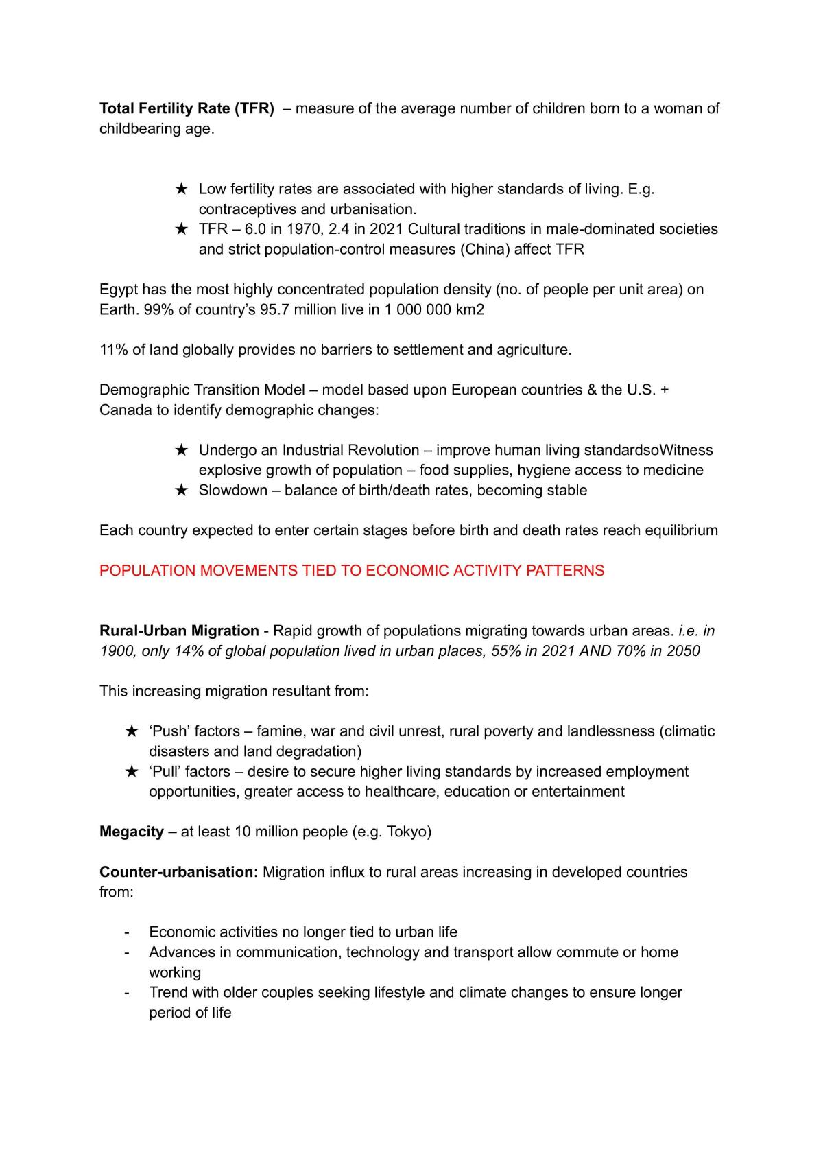 Geography Study Notes - Page 11