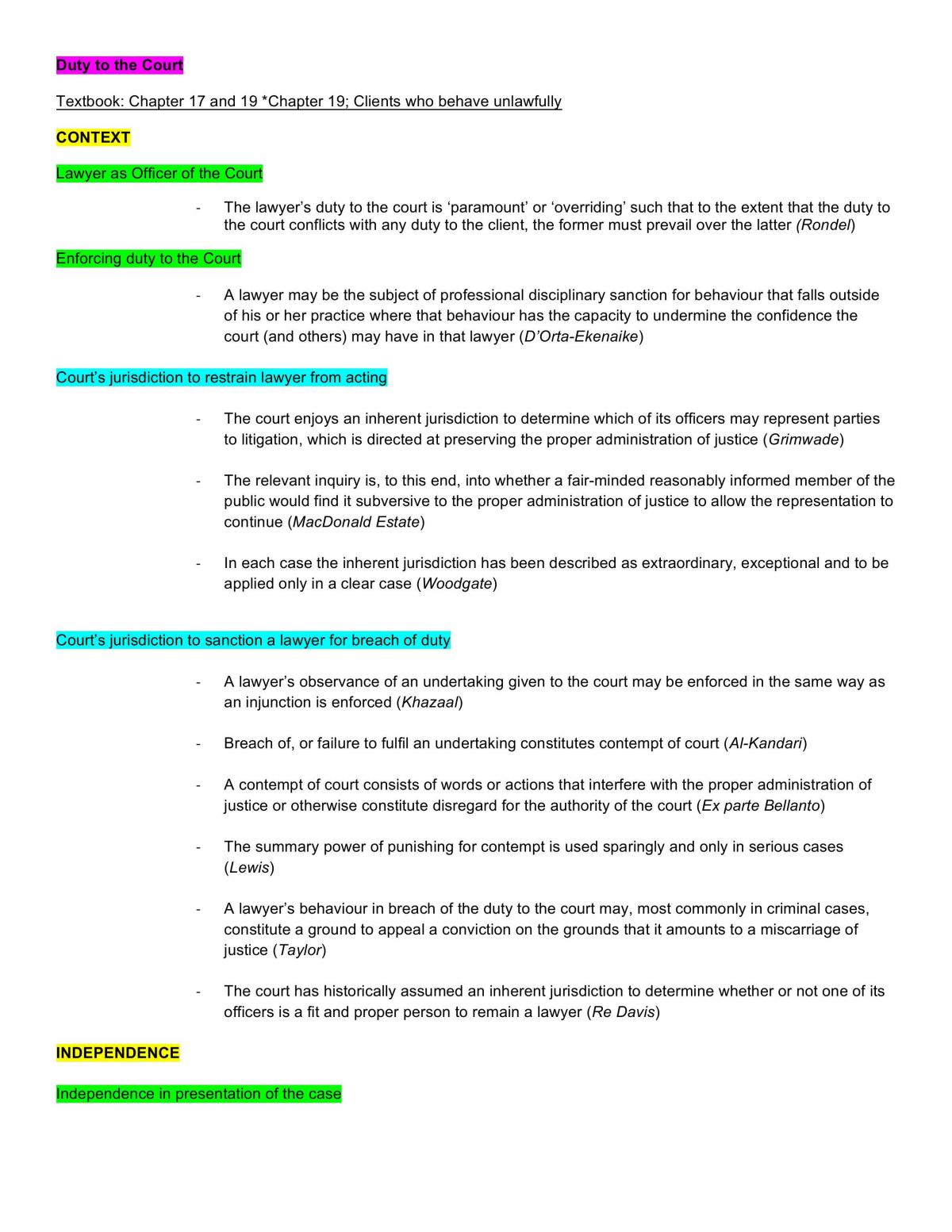 Legal Ethics Notes - Page 15