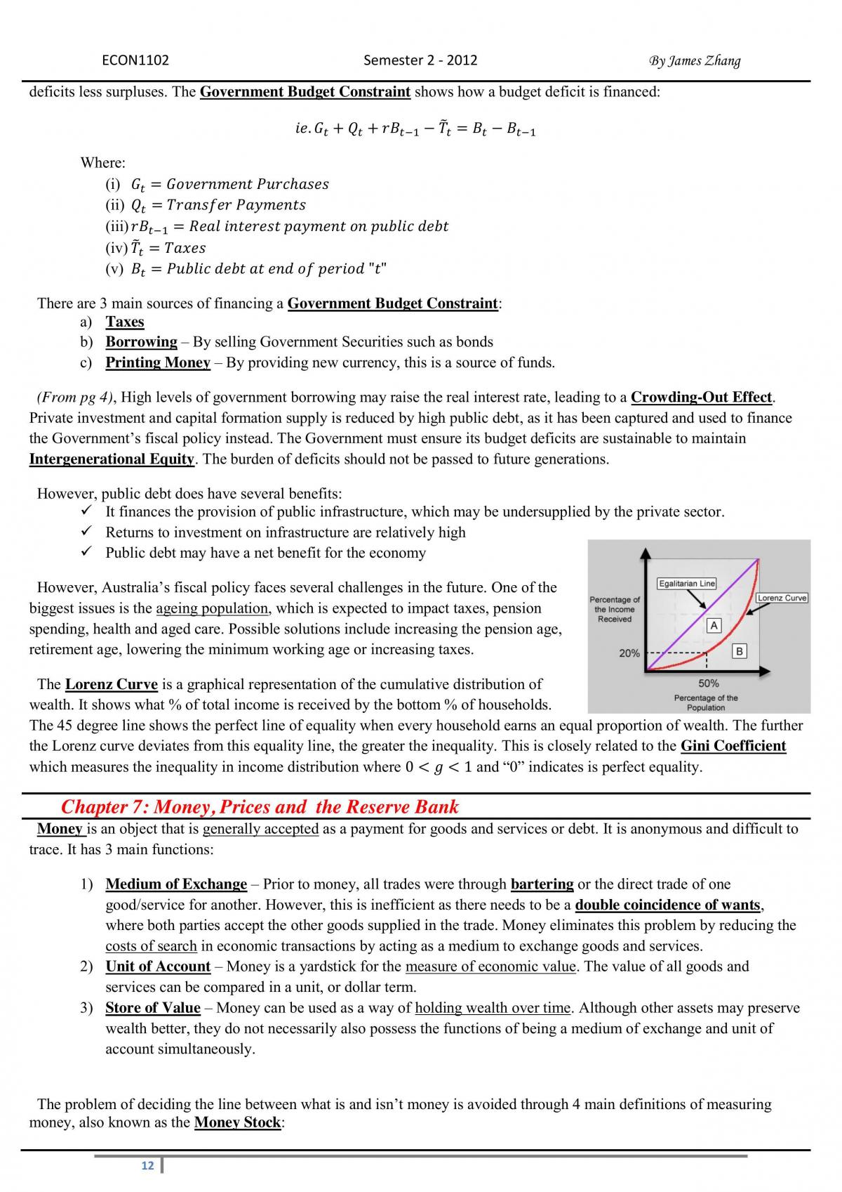 Macroeconomics Complete Notes - Page 12