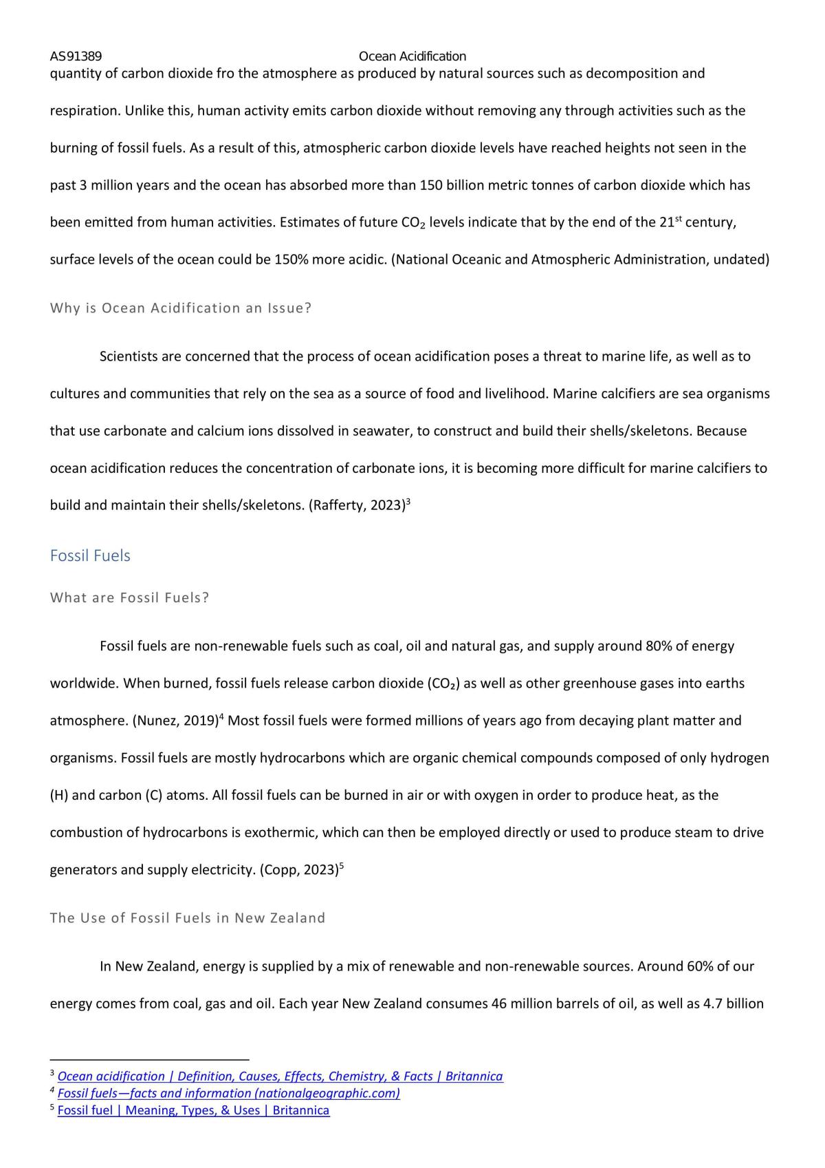 Ocean Acidification AS91389 level 3 chemistry - Page 2