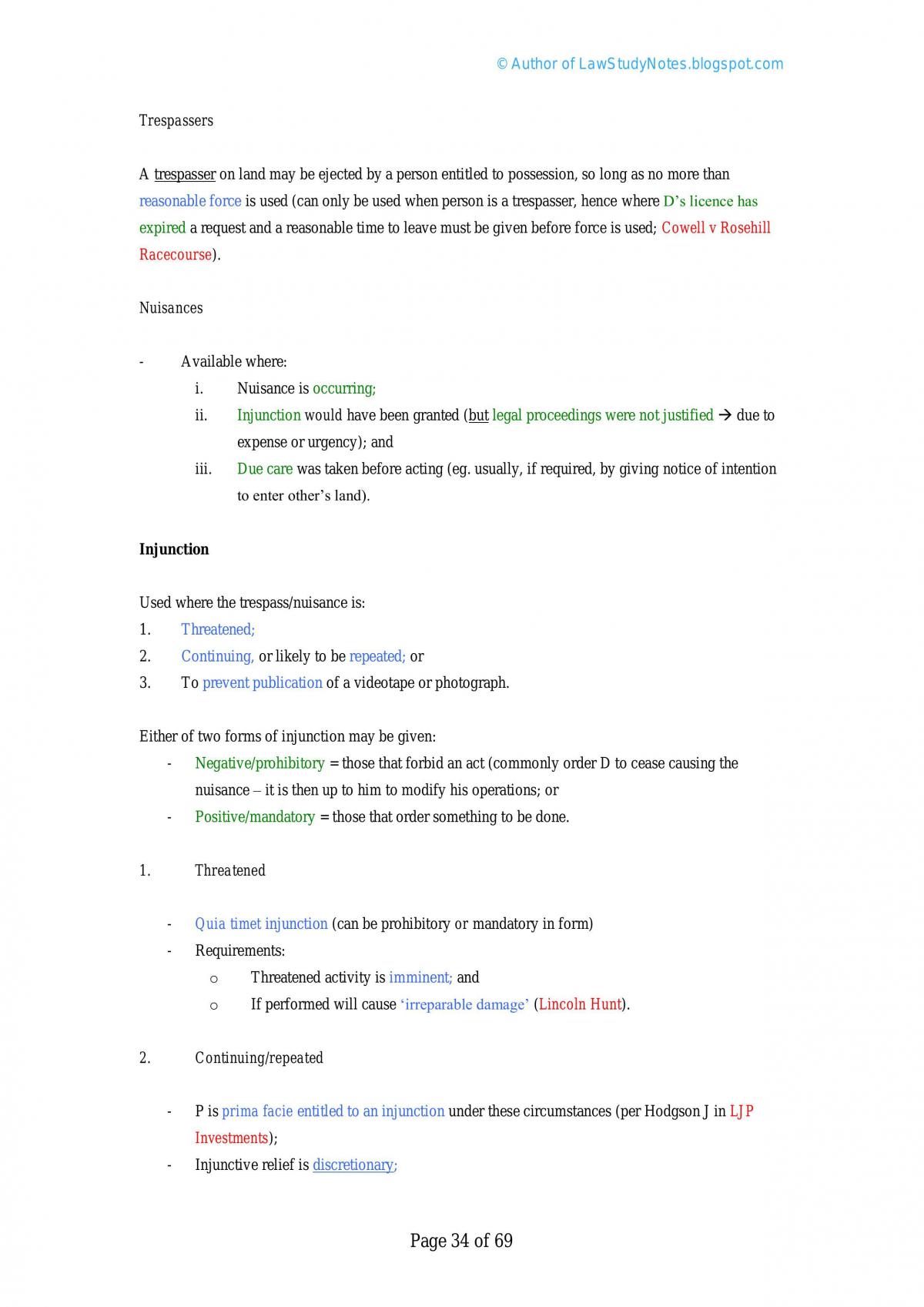 HD Torts A Notes - Page 34