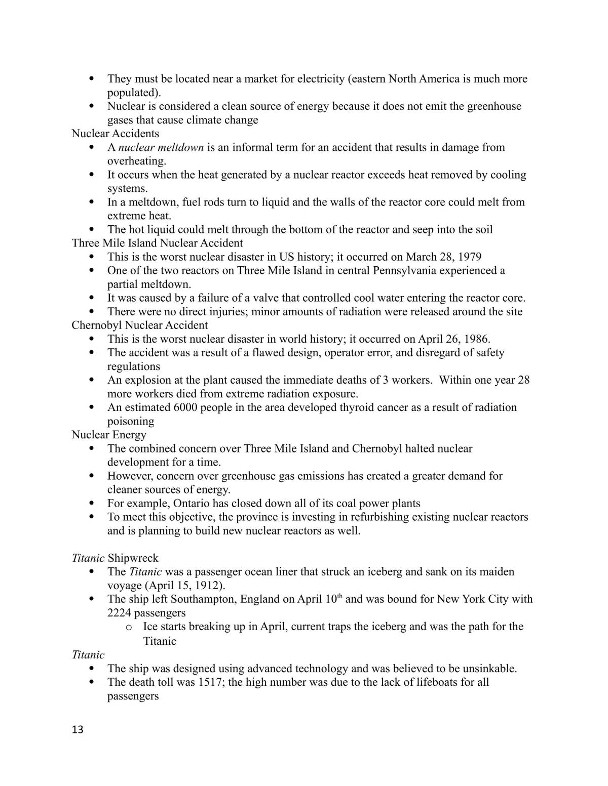 Geography of Hazards Study Notes - Page 13