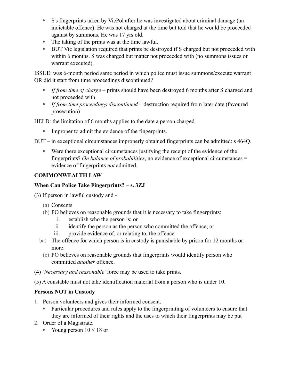 Criminal Procedure Study Notes - Page 46