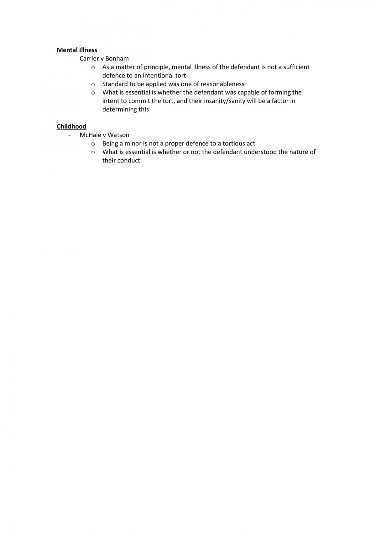 Torts Full Notes - Page 15