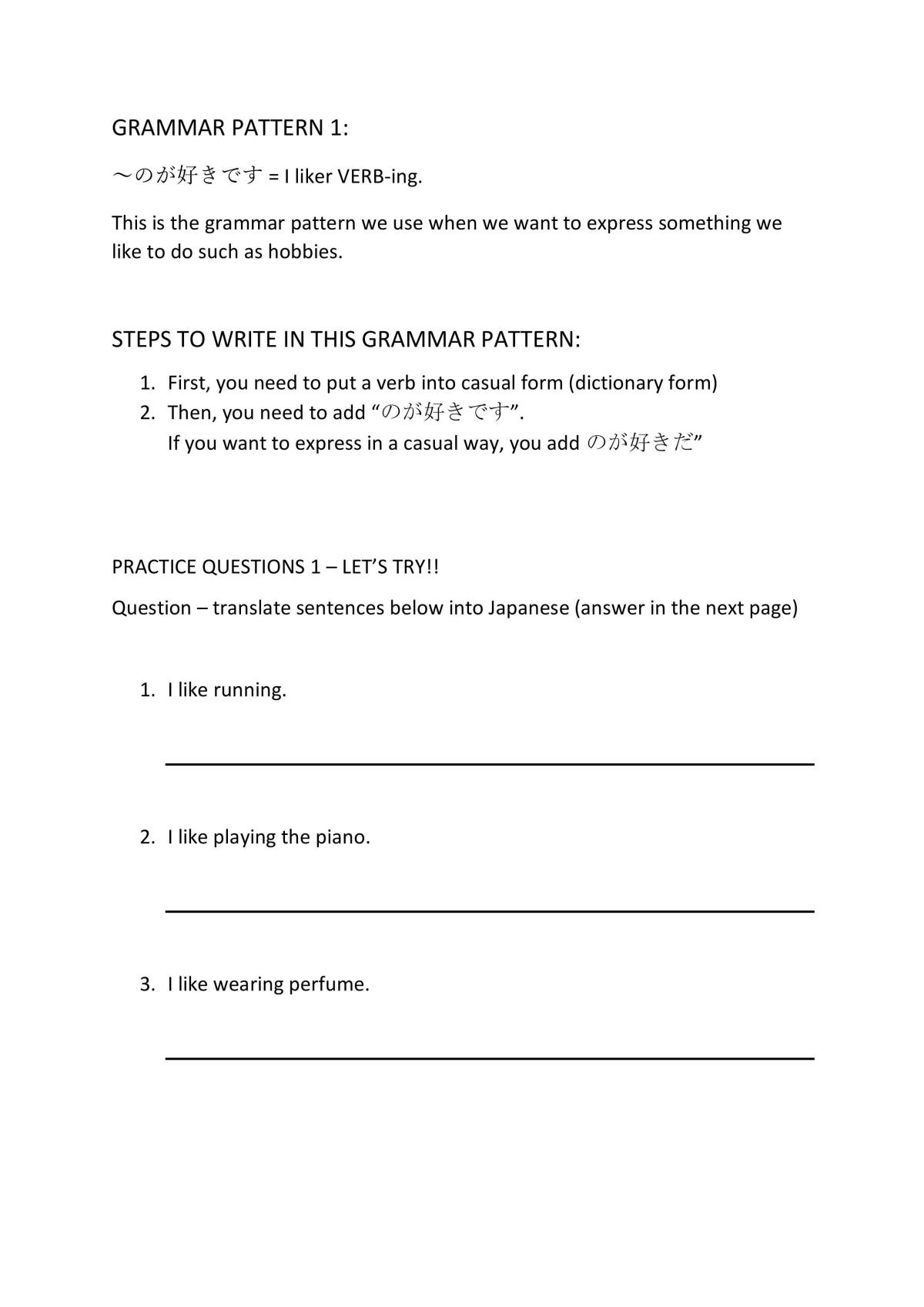 Grammar List for QCE - Page 2