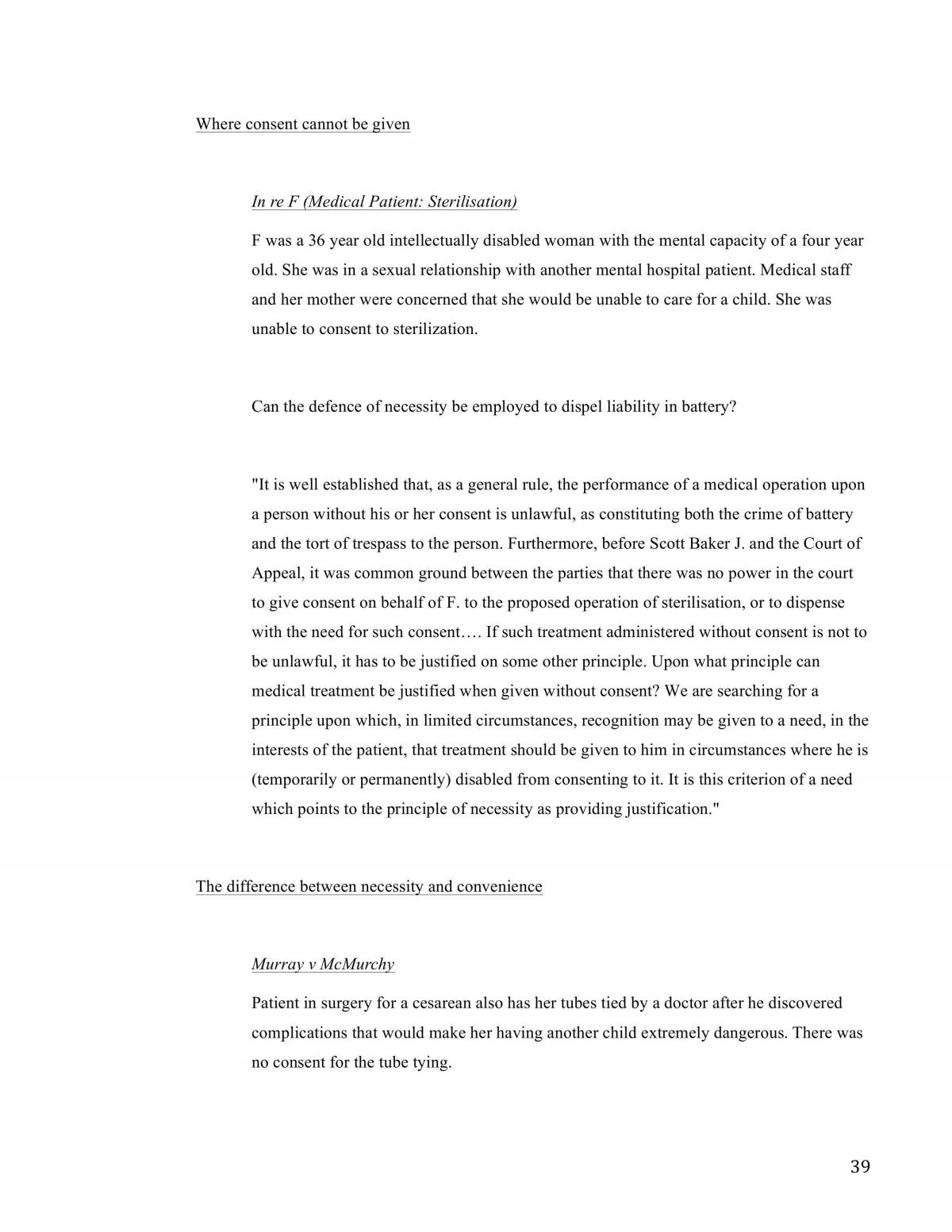 LAW2201 Torts A Full Notes - Page 39
