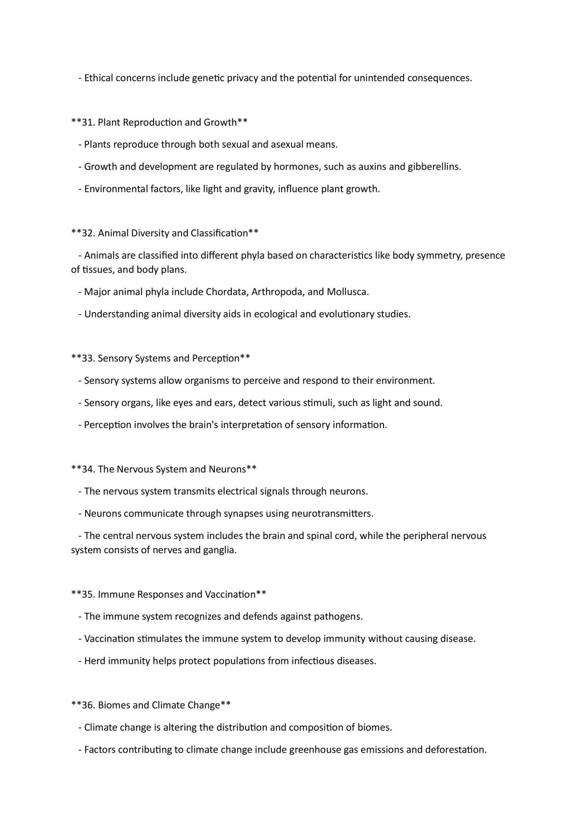 Biology Study notes - Page 6
