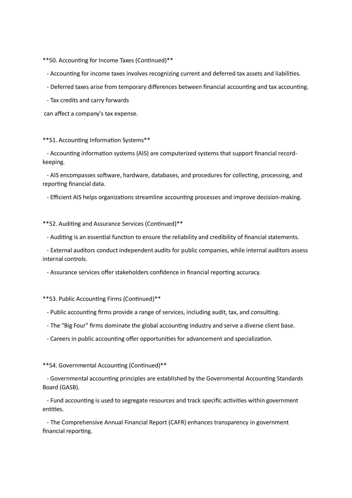 Accounting Study notes - Page 10