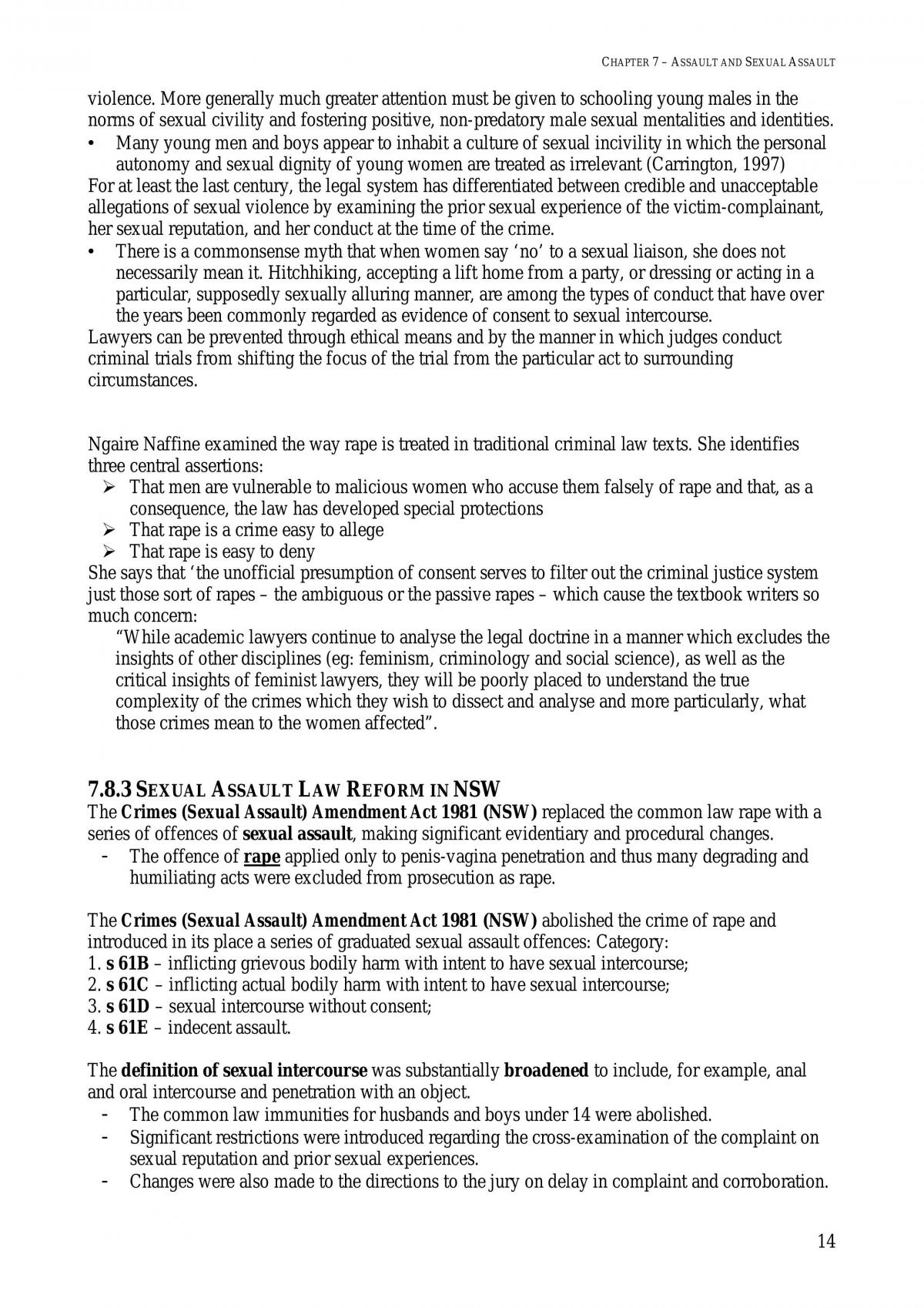 Criminal Law 2 - Assault - Page 14