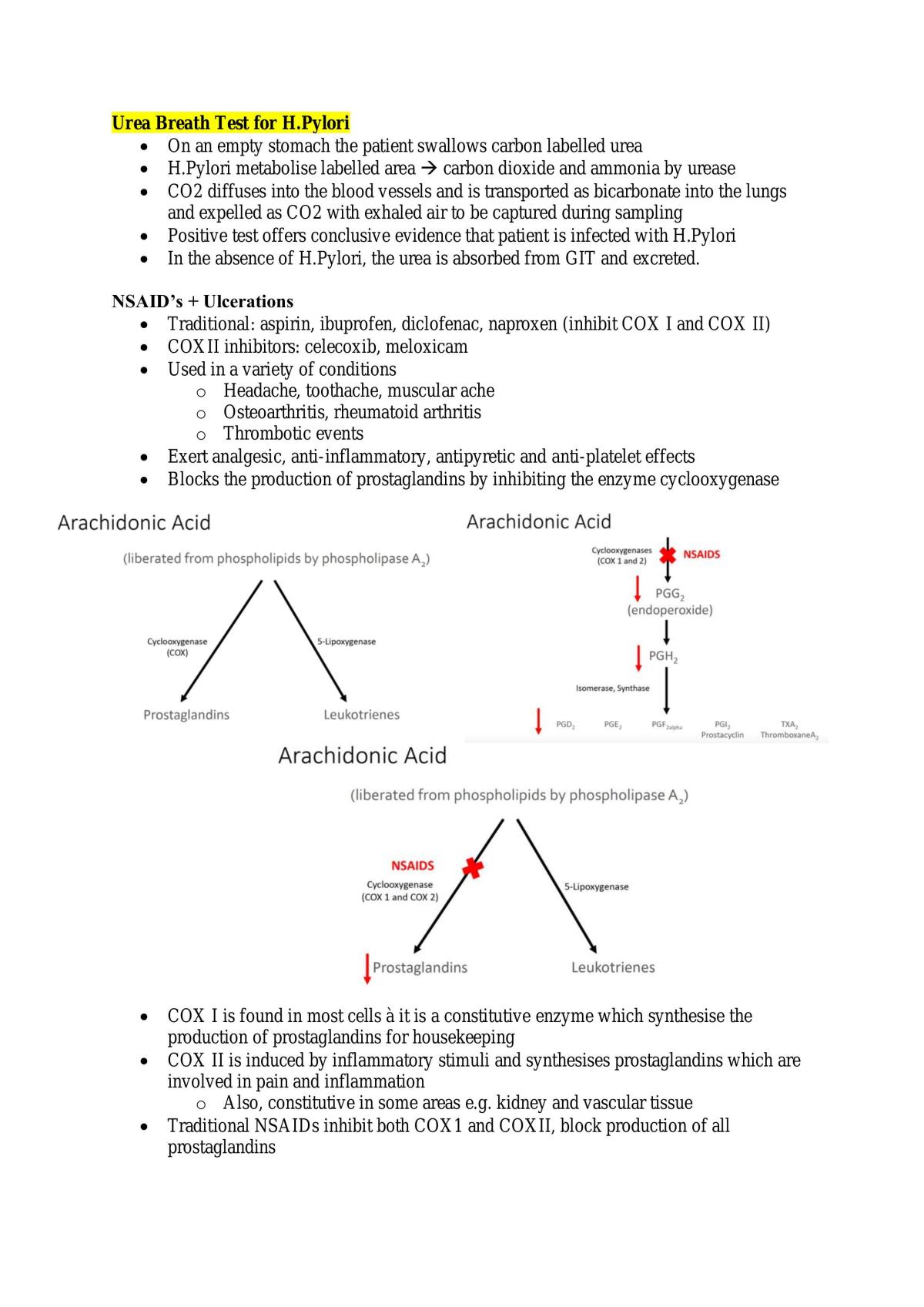 PCOL2605: Pharmacology for Pharmacy - COMPLETE NOTES  - Page 55