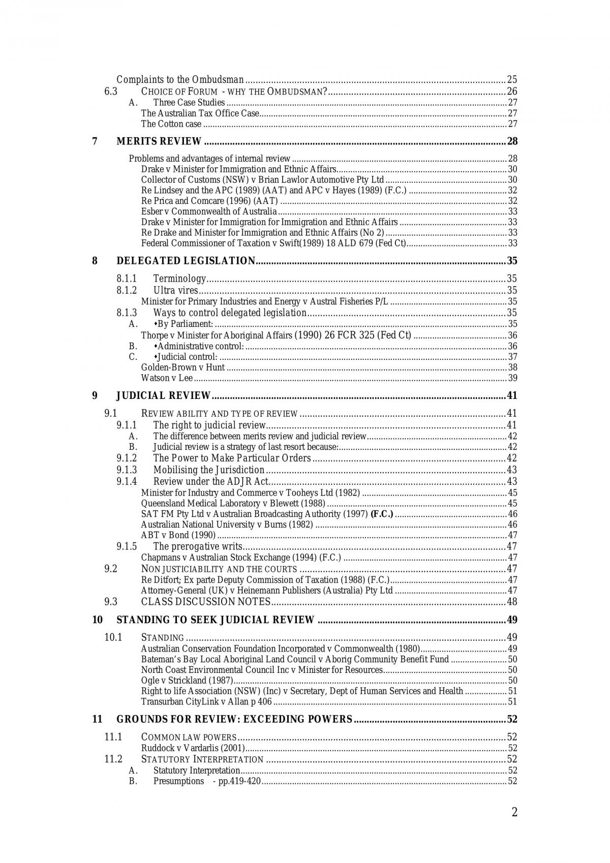Administrative Law - Page 2