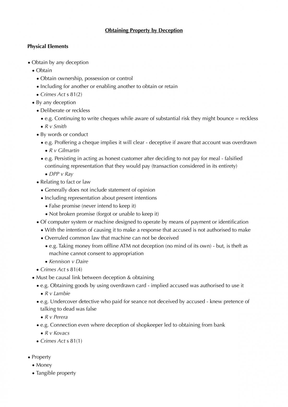 Complete Study Notes for Criminal Law B - Page 25