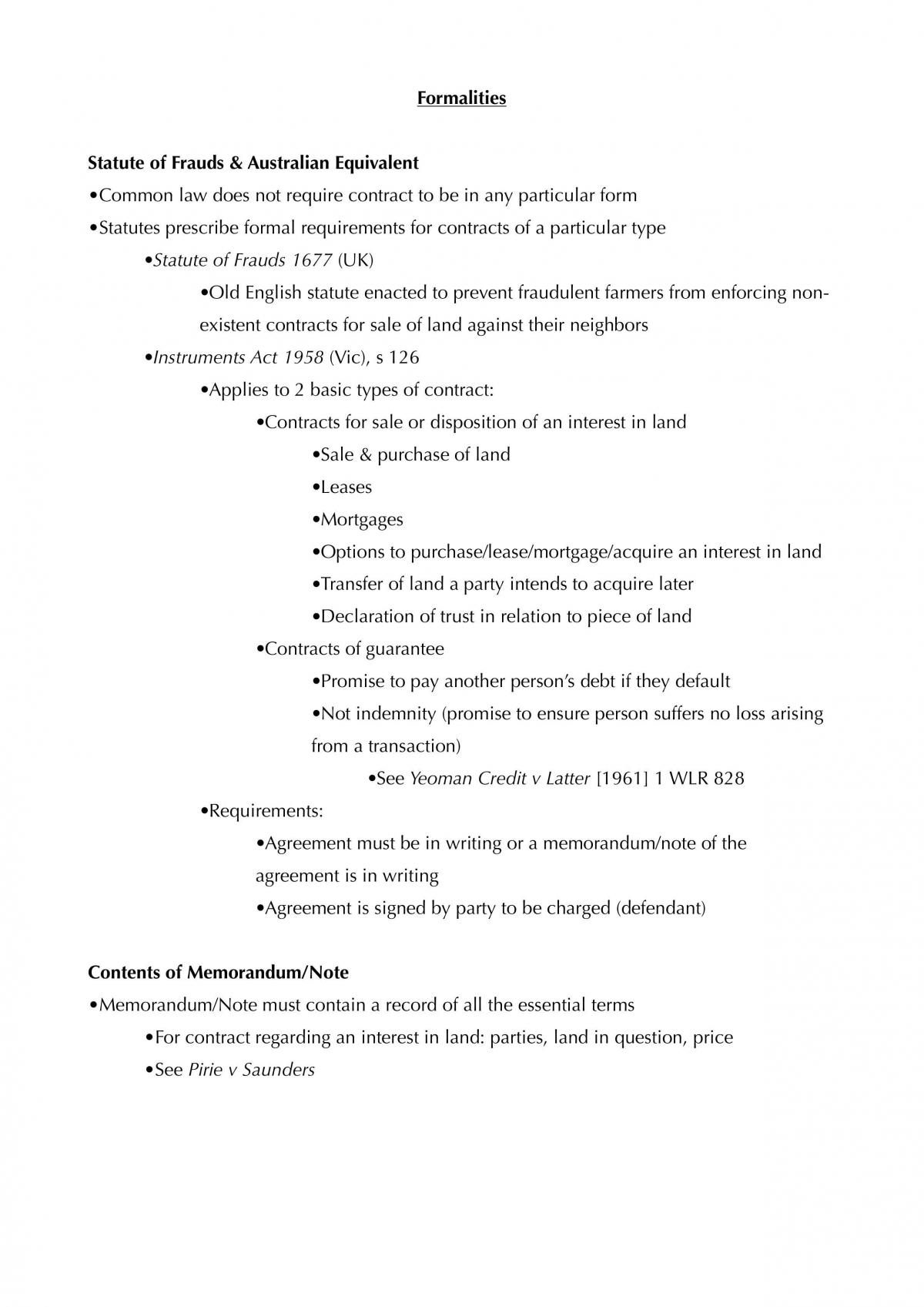 Complete Study Notes for Contract Law A - Page 24