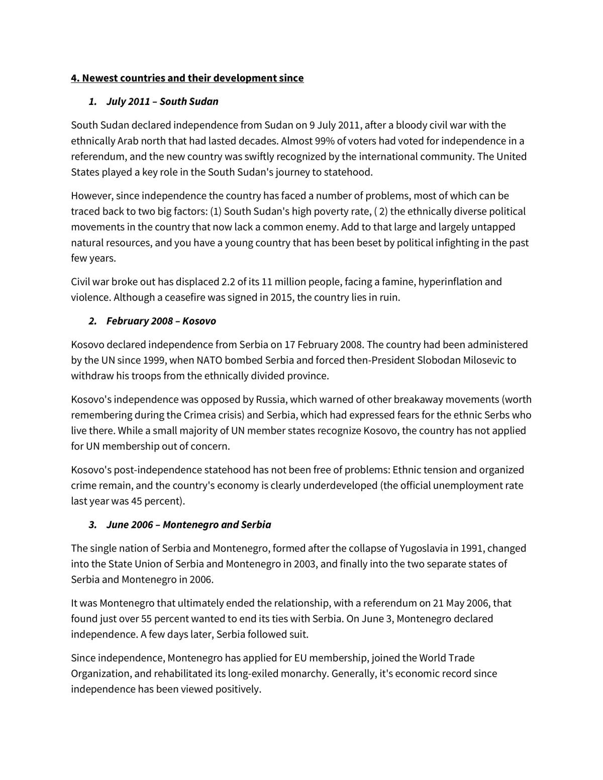 General Paper Notes - Independence and Secession  - Page 13