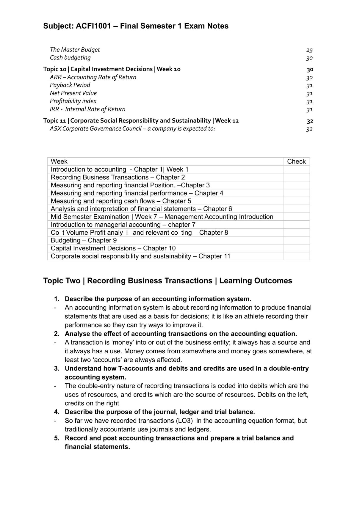 Final Semester 1 Exam Notes - Page 2