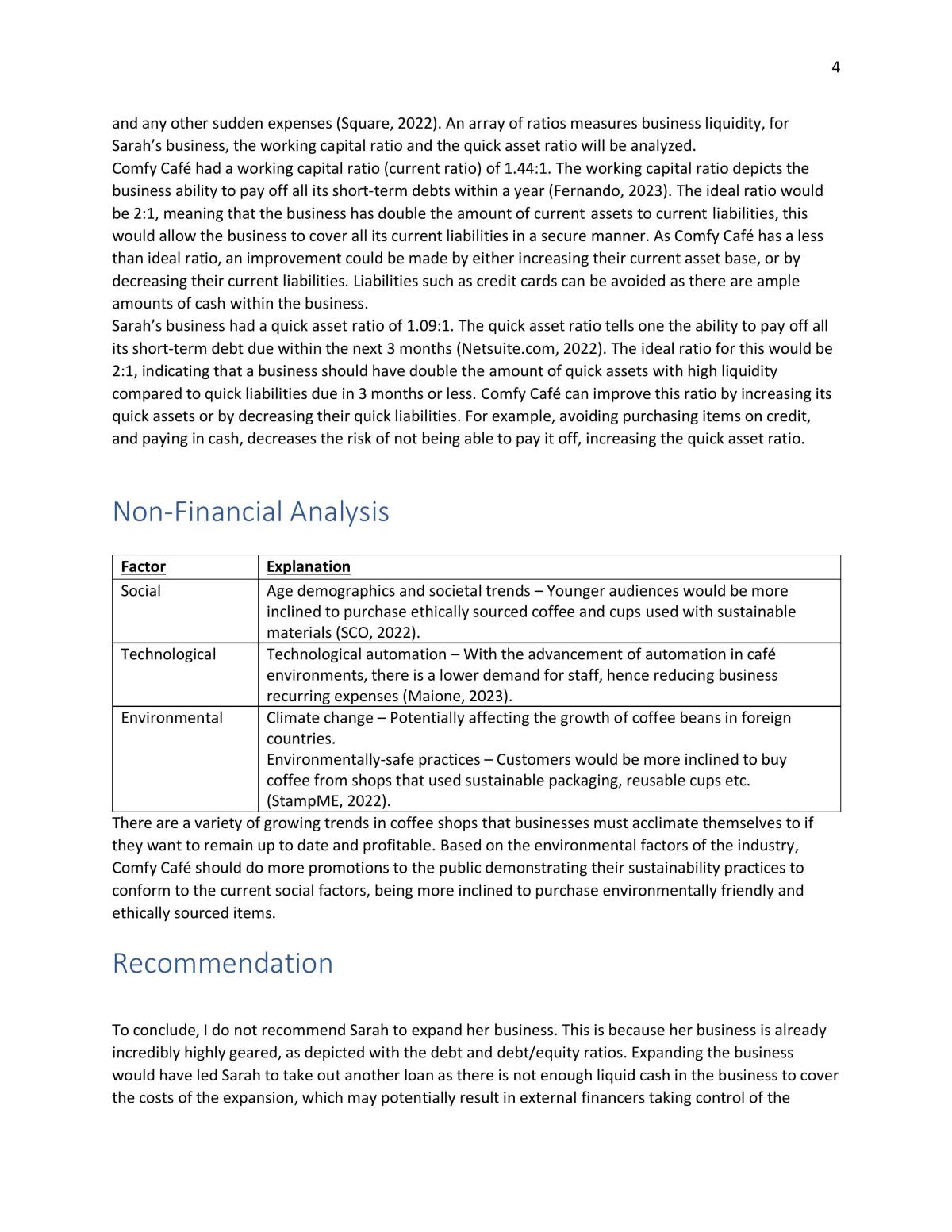 Investigation - Accounting Ratios - Page 4