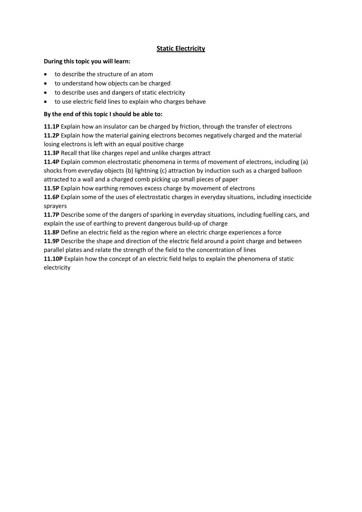 GCSE Edexcel Year 11 Physics Grade 9 Quality Notes - Page 2