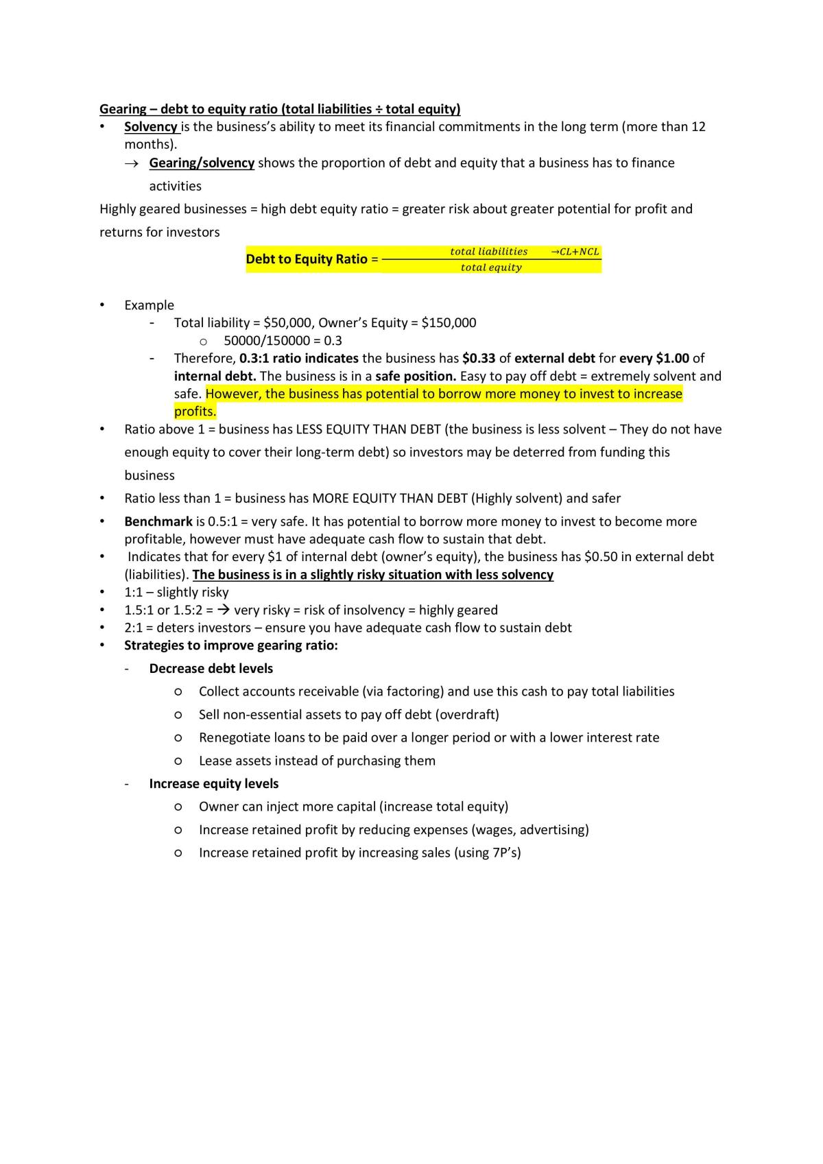 Finance: Year 12 - Page 16