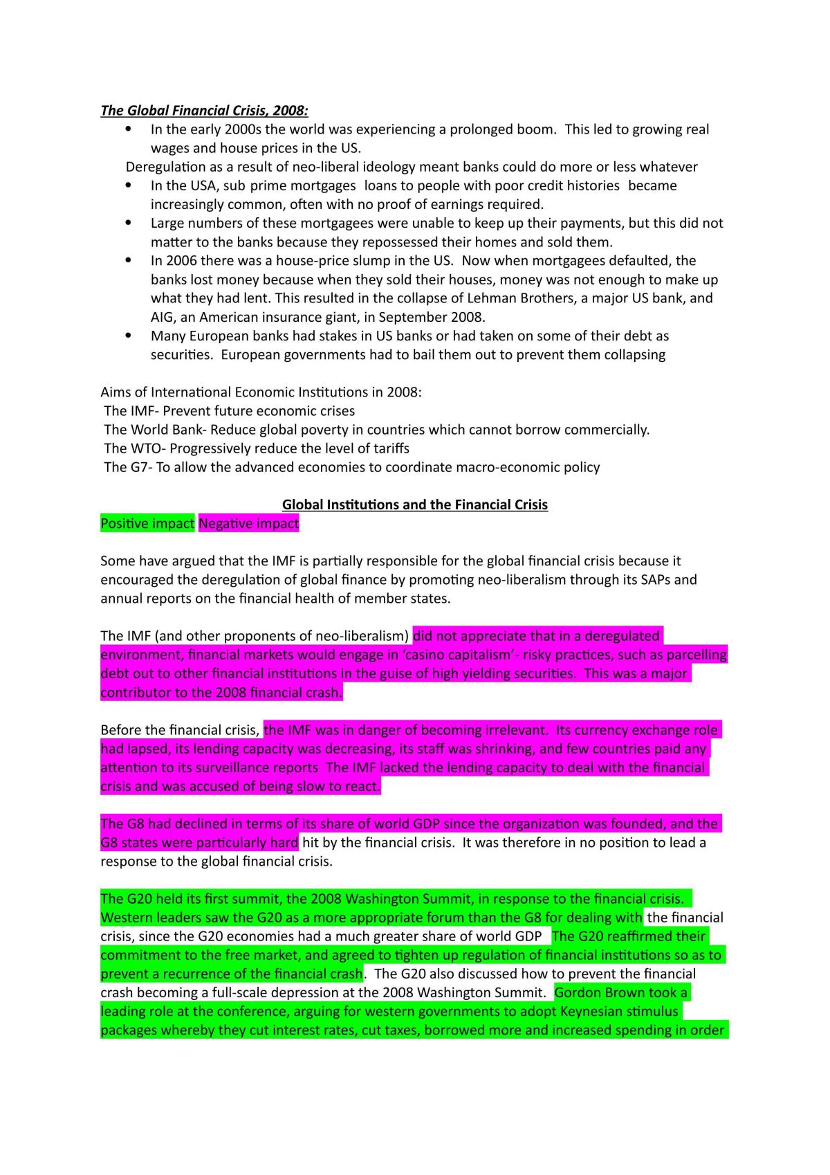 Global Politics Full Notes - Page 37