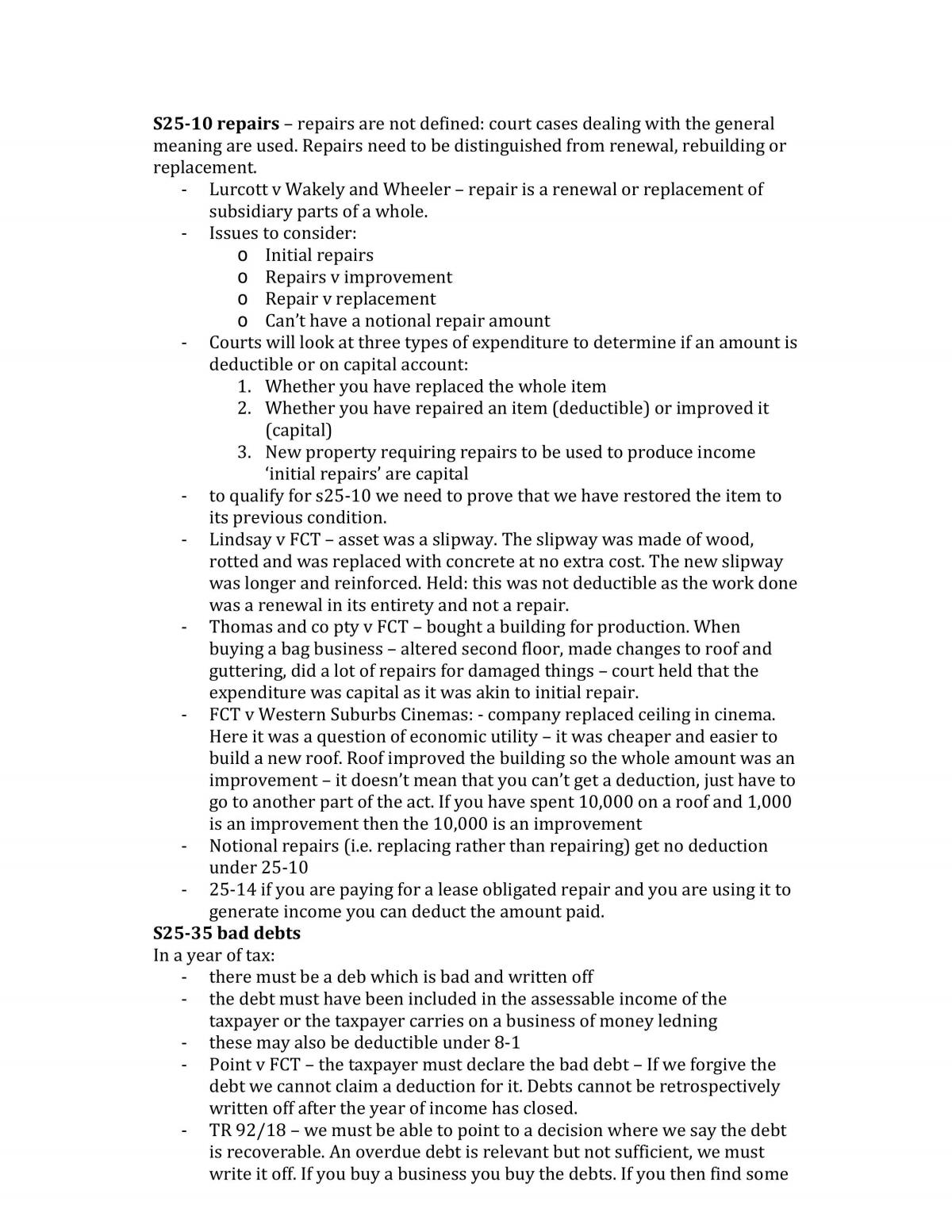 CLAW3201 Notes - Page 15