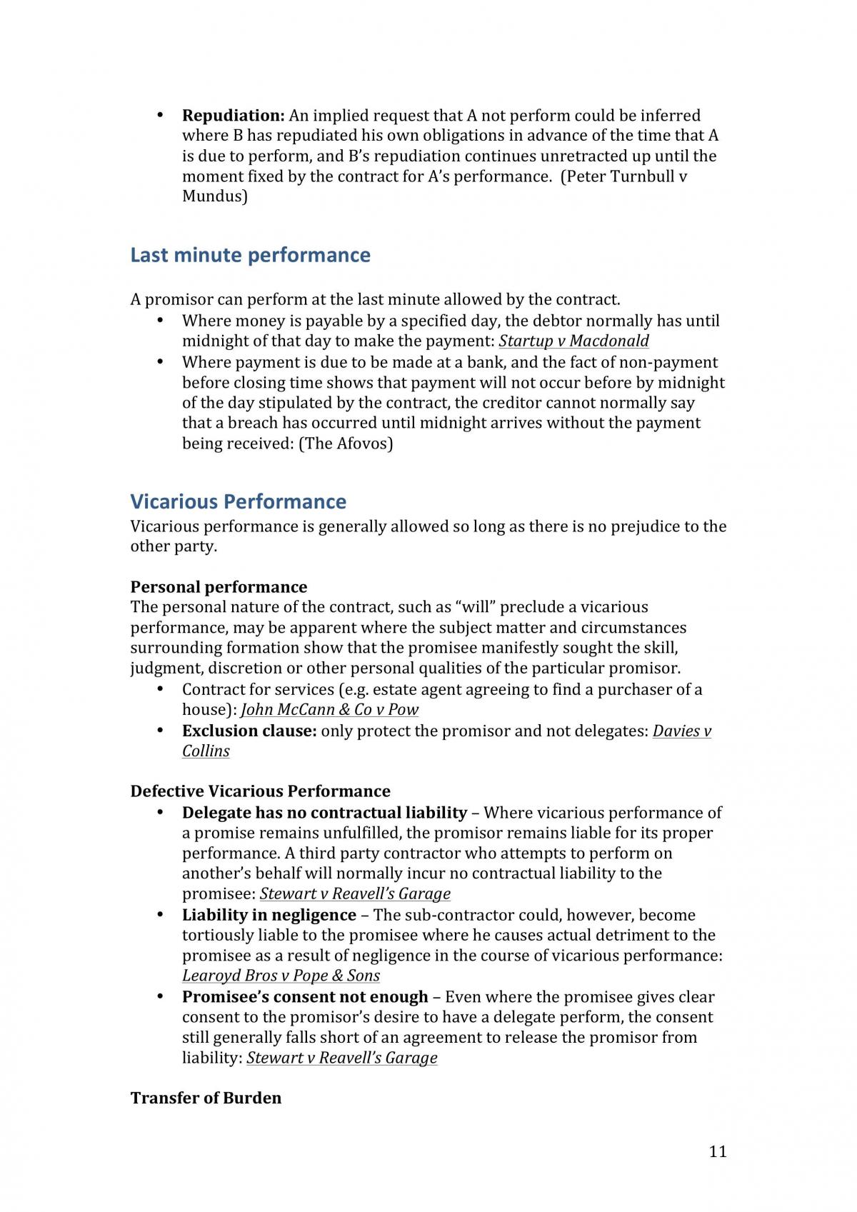 Advanced Contracts Full study Notes - Page 11