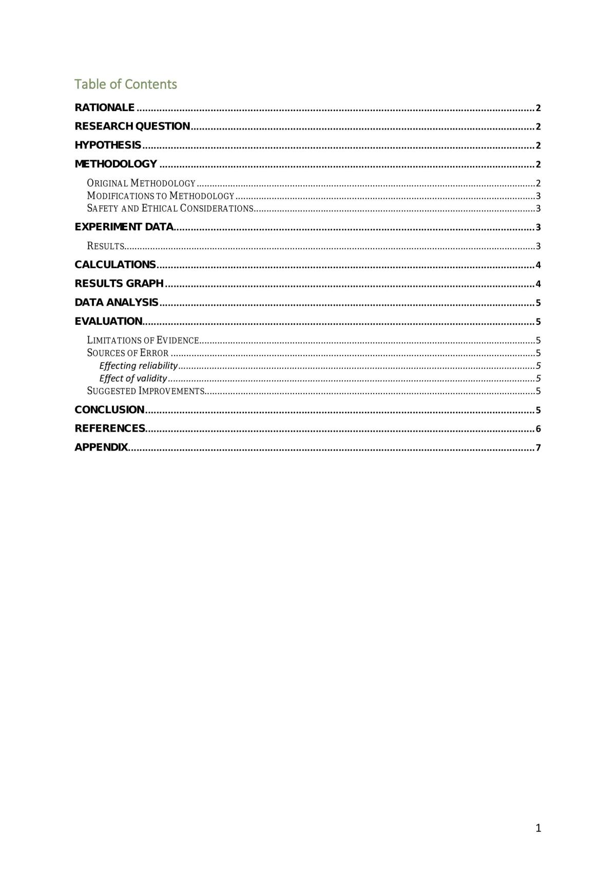Student Experiment  - Page 2