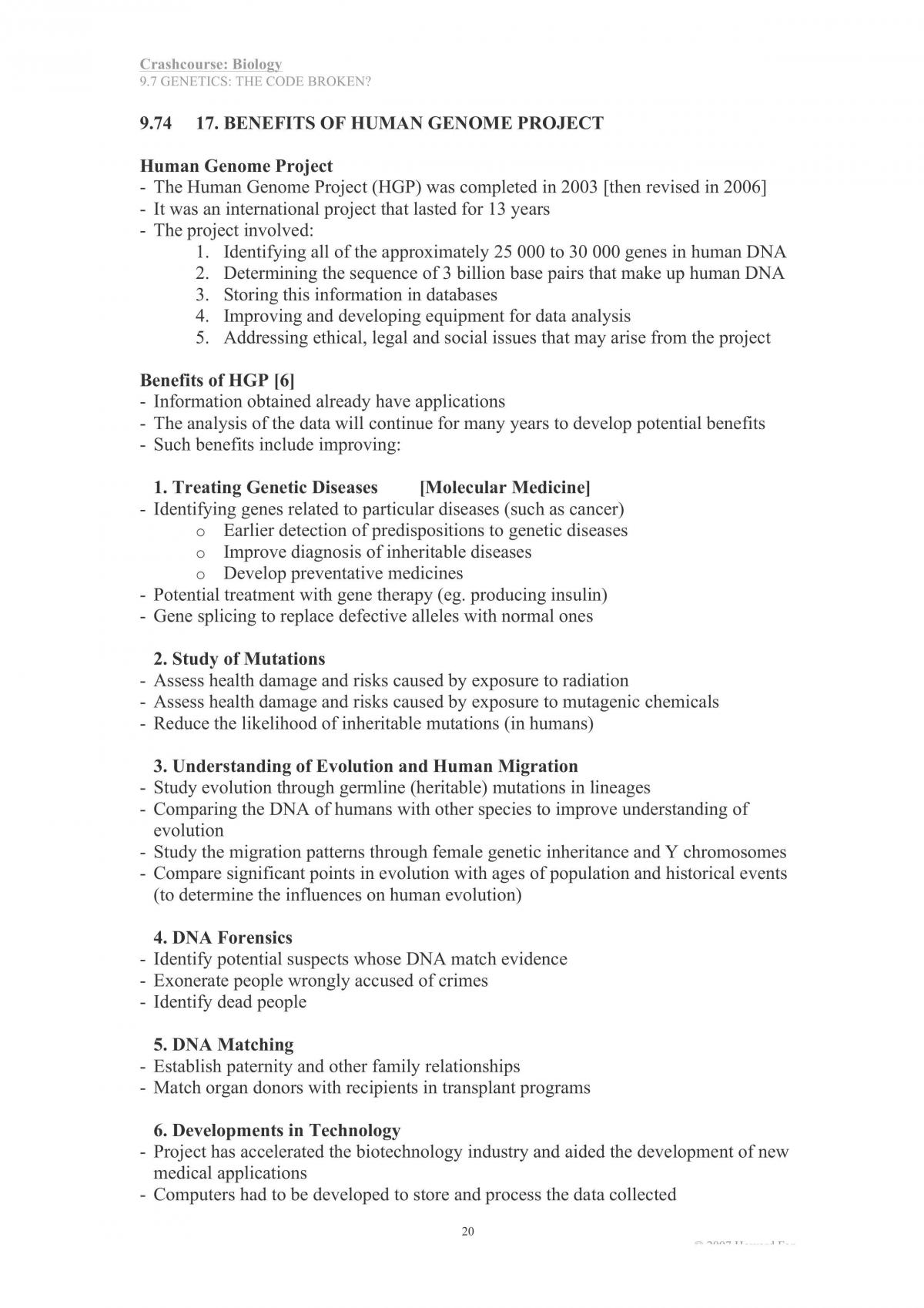 Genetics, the code unbroken - Page 20