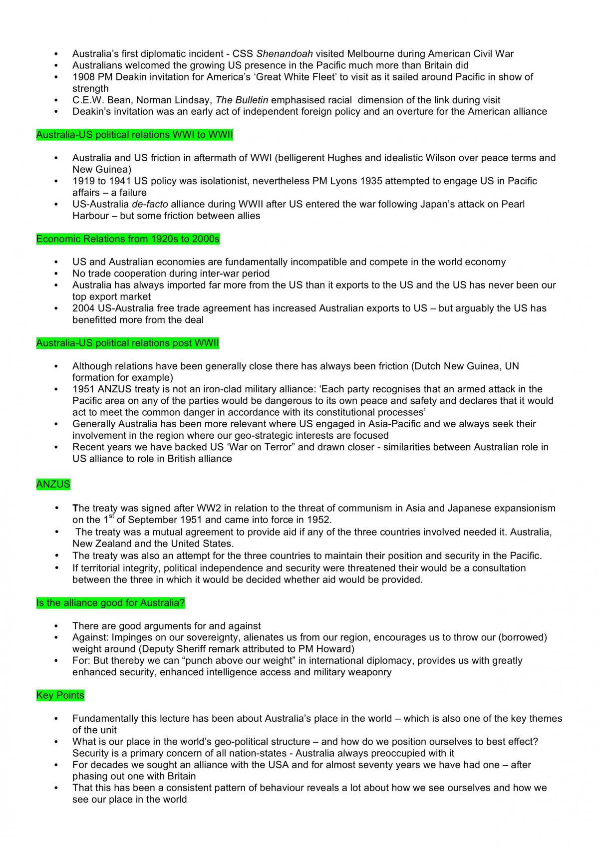 Australia And the World Notes - Page 10