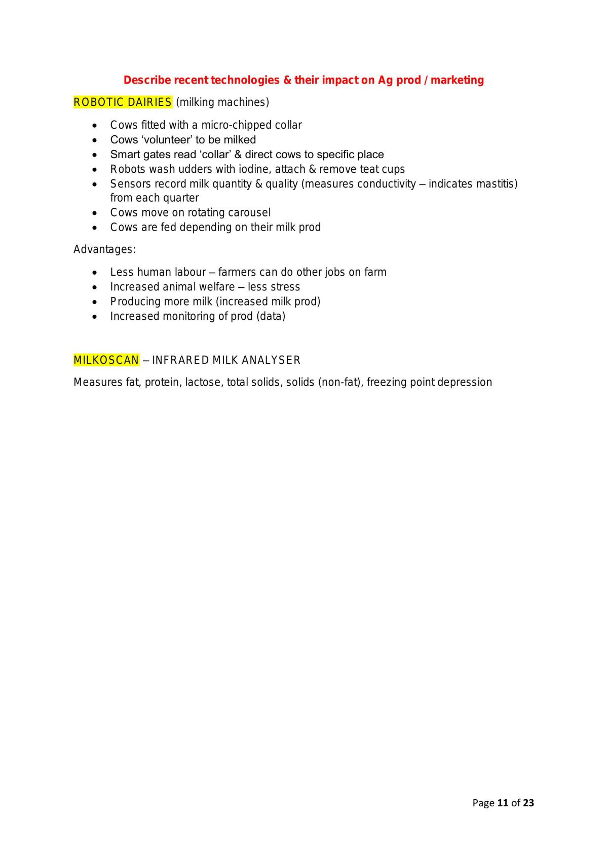 2016 Course Agriculture Notes - Page 11