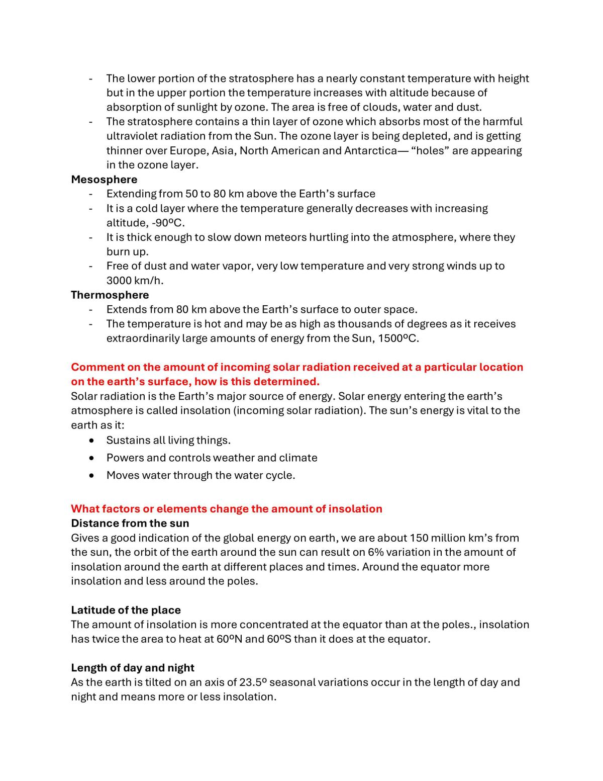 Earth's Natural Systems Notes Refined - Page 10