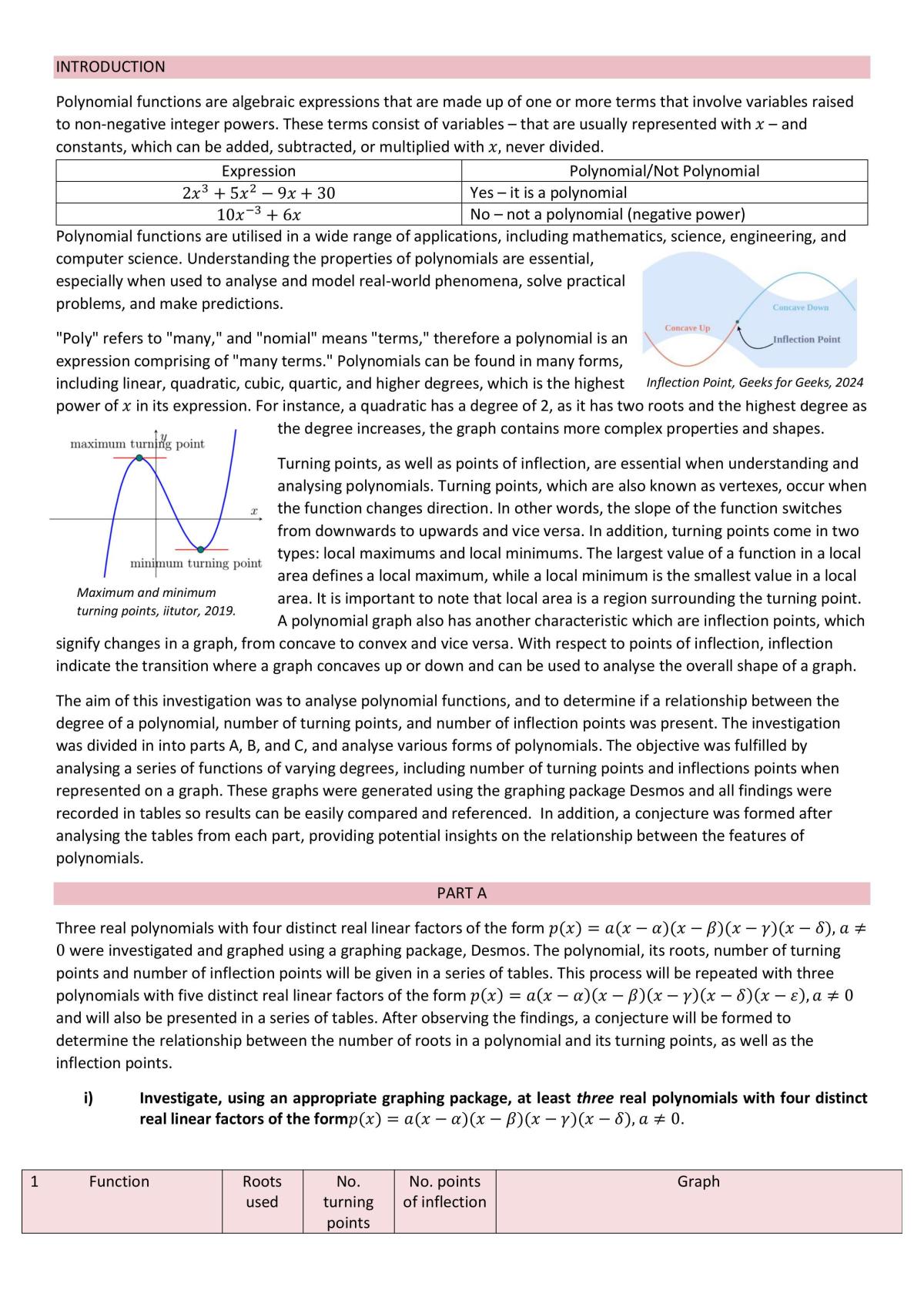 Features of Polynomials Investigation - Page 2