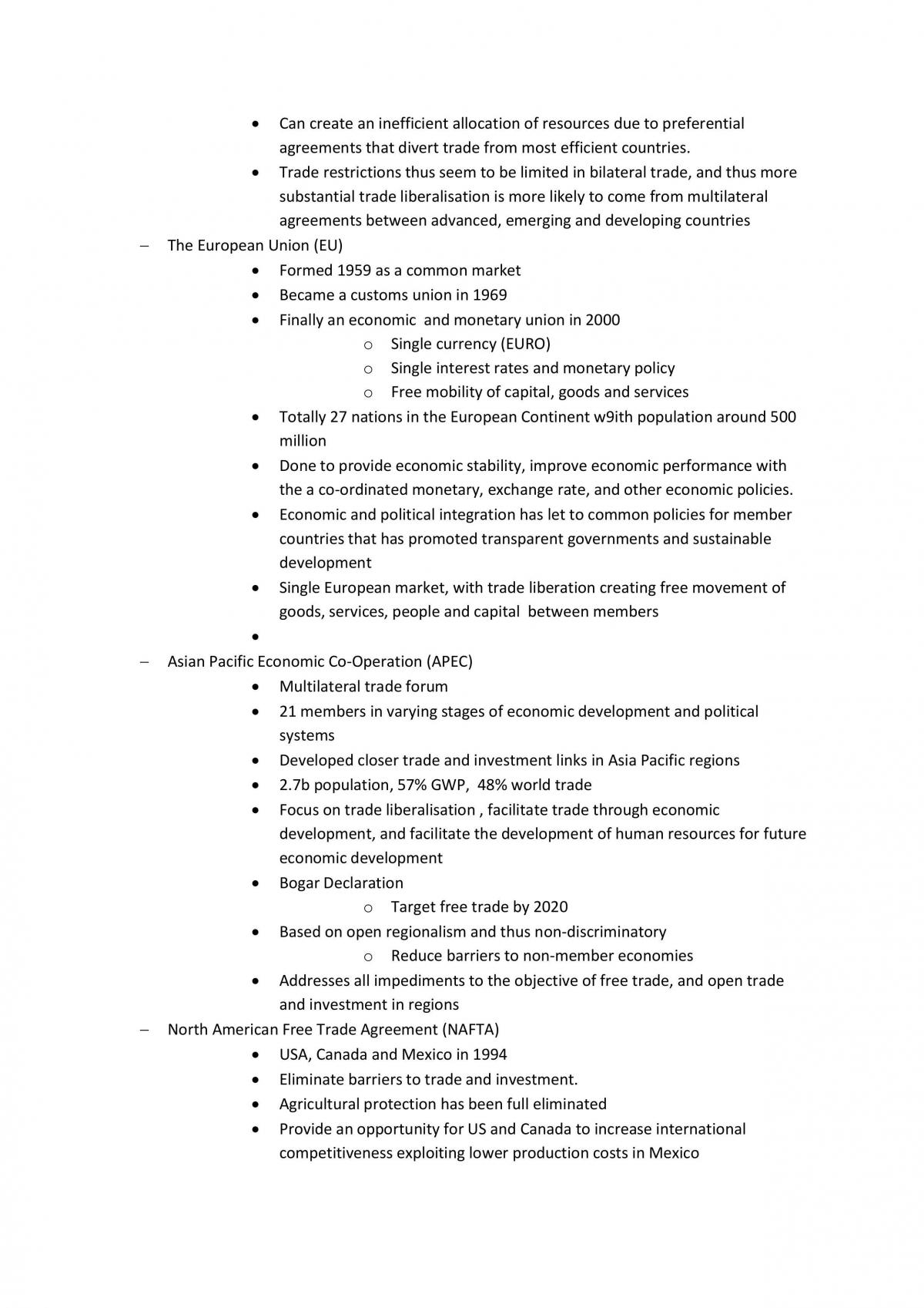 Economics Topic One Notes - Page 19