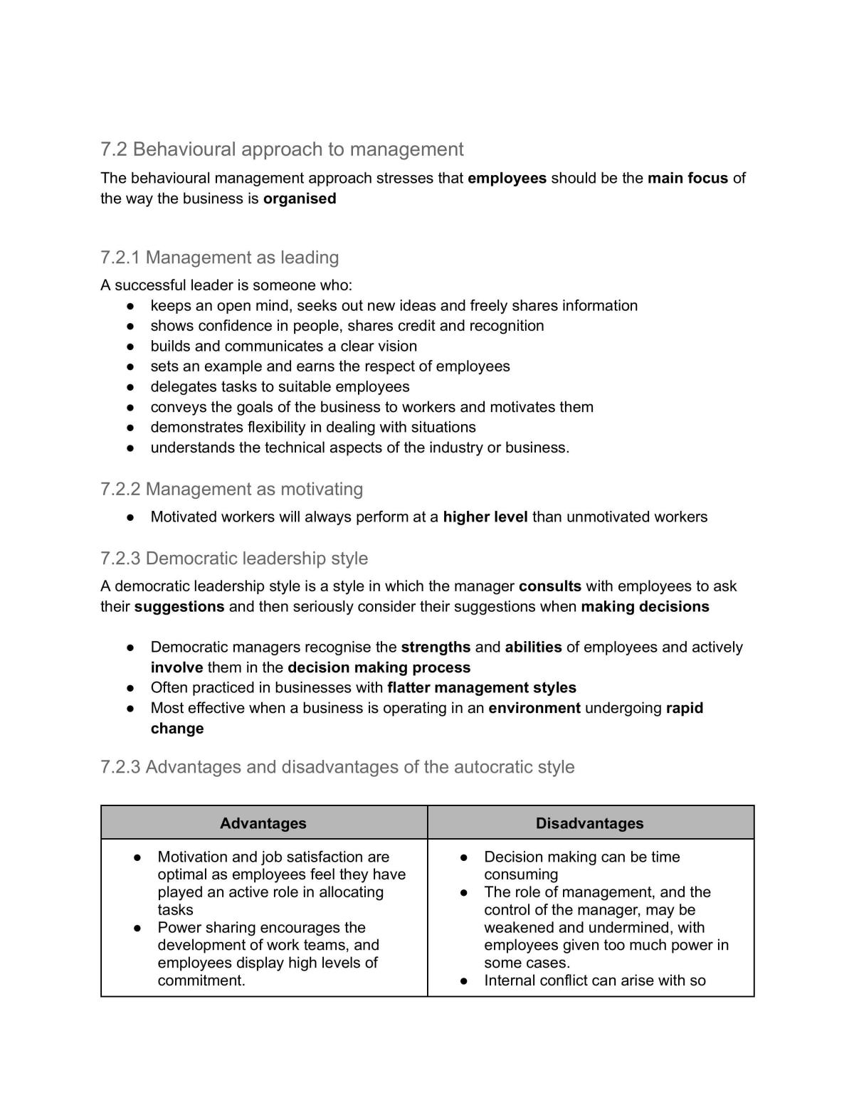 Complete study notes for Preliminary Business Studies - Page 24