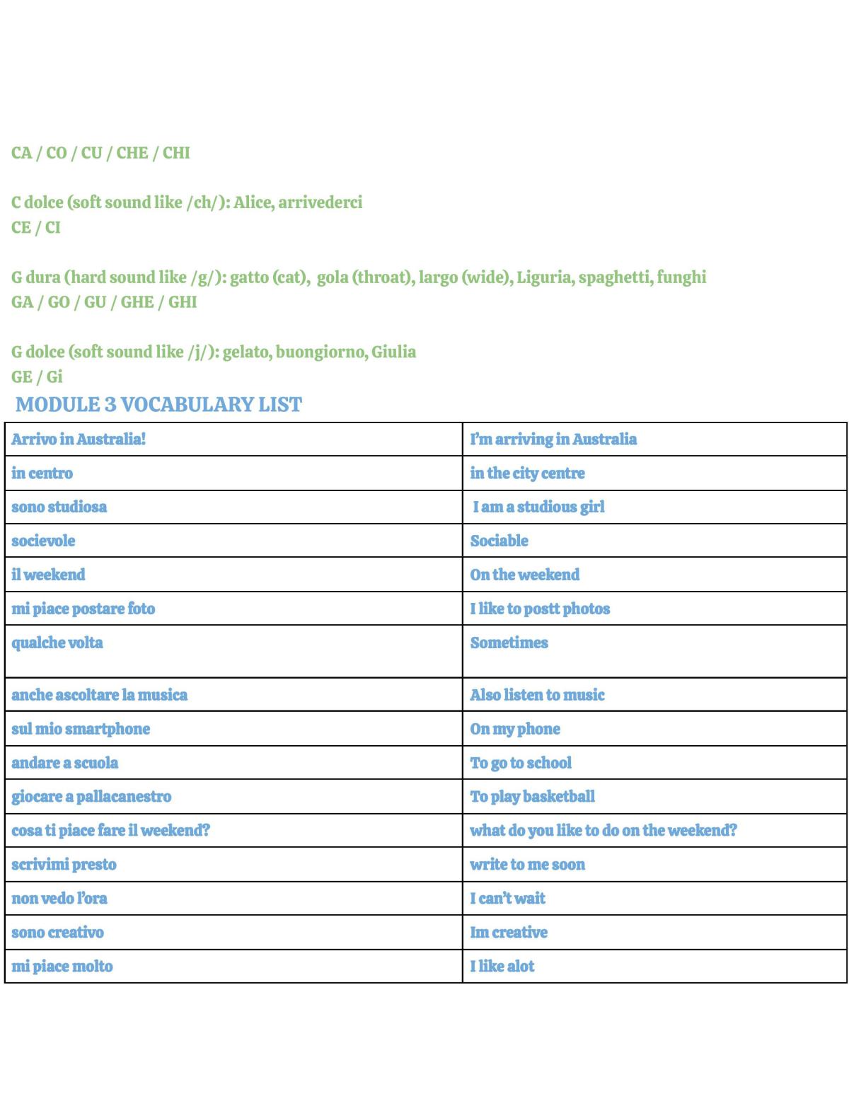 Italian Beg Full Course Notes  - Page 7