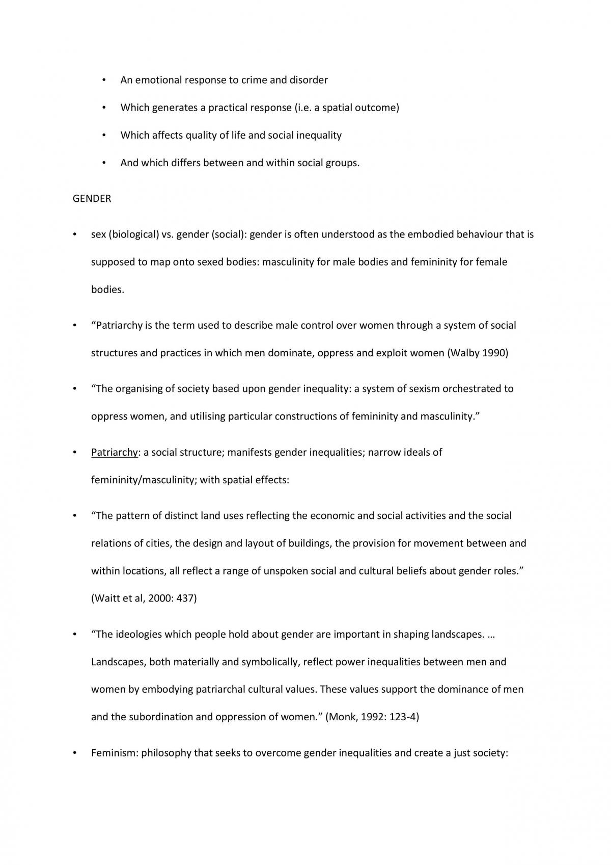 Geographies of Social Difference Semester Notes - Page 13