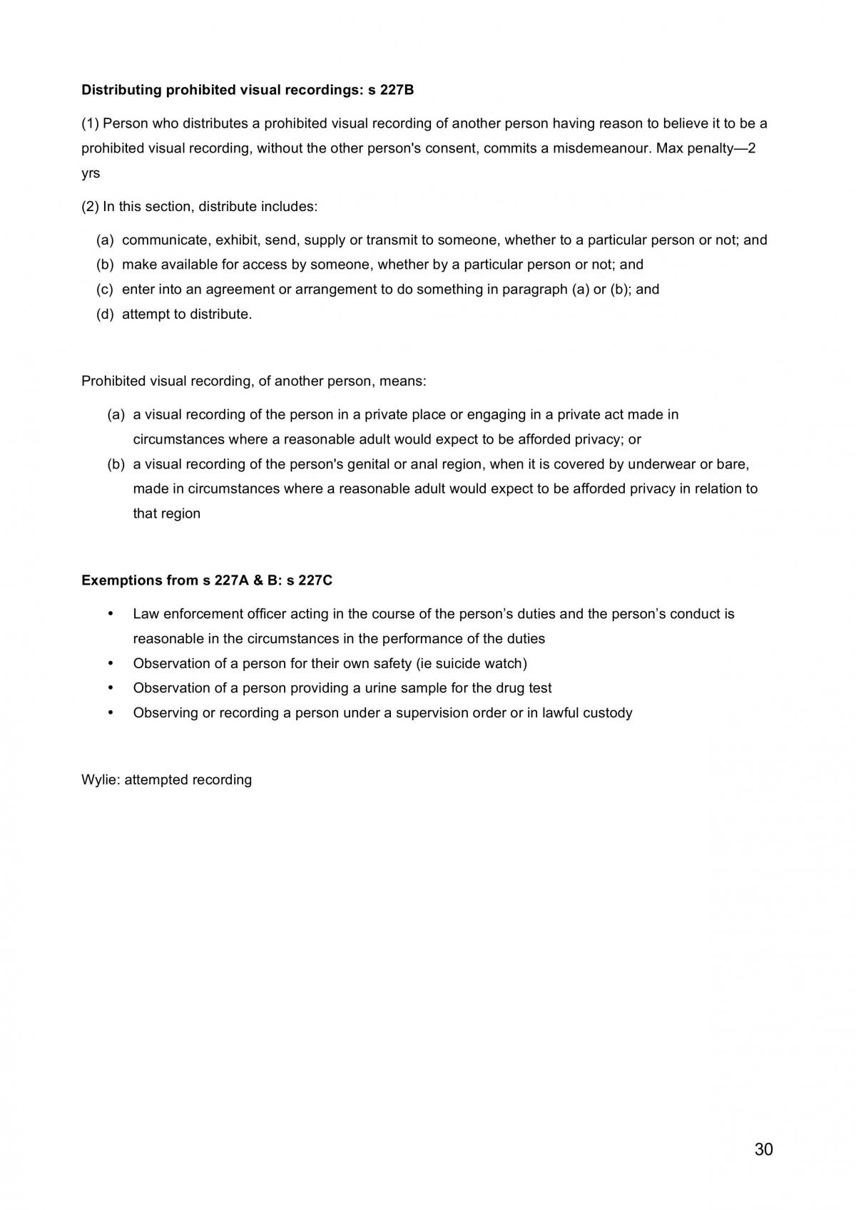 LWB238 Exam Notes - Page 30