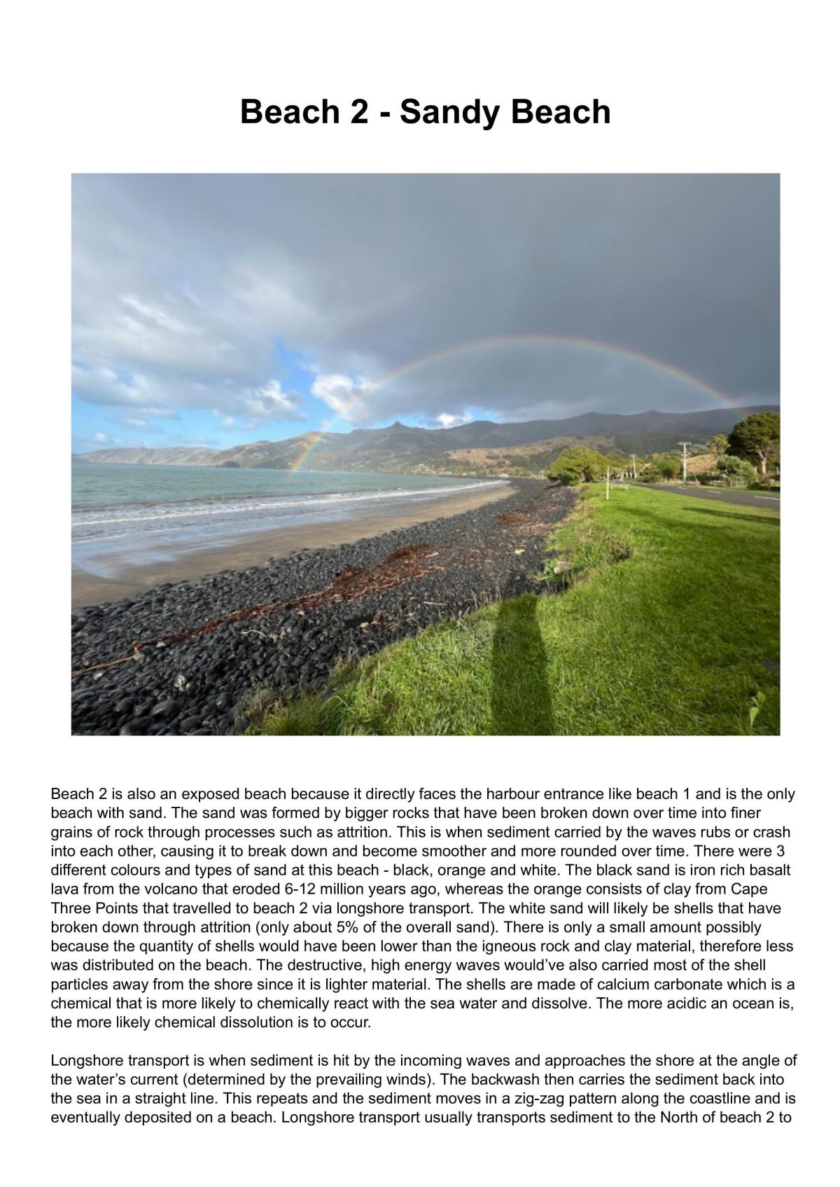 Level 3 Geography Research Assessment - Wainui Bay - Page 10