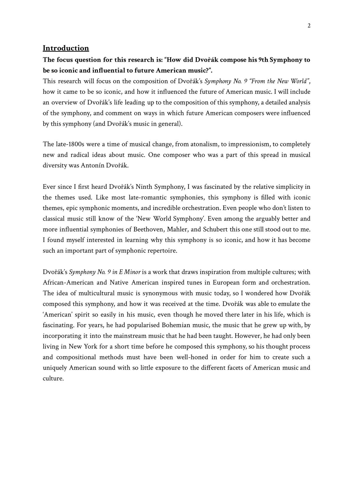 Music 3.10 - Dvorak's 9th Symphony - Page 2