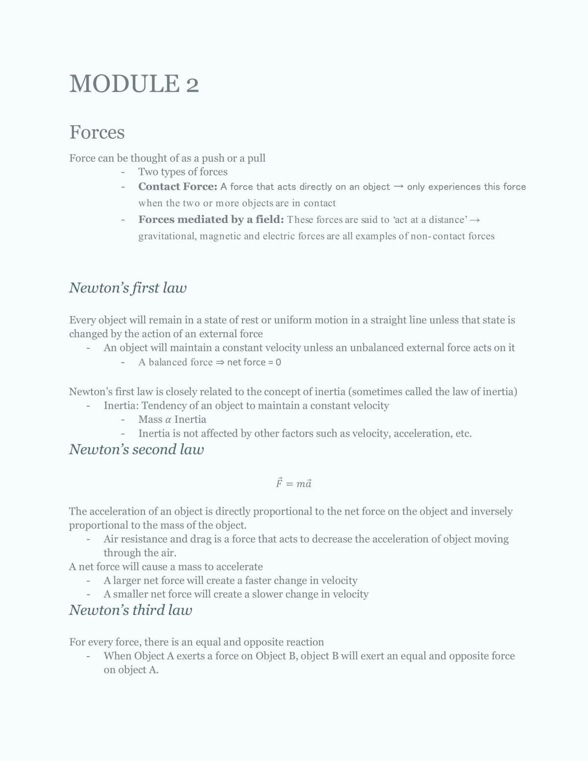 Physic notes for prelim - Page 7